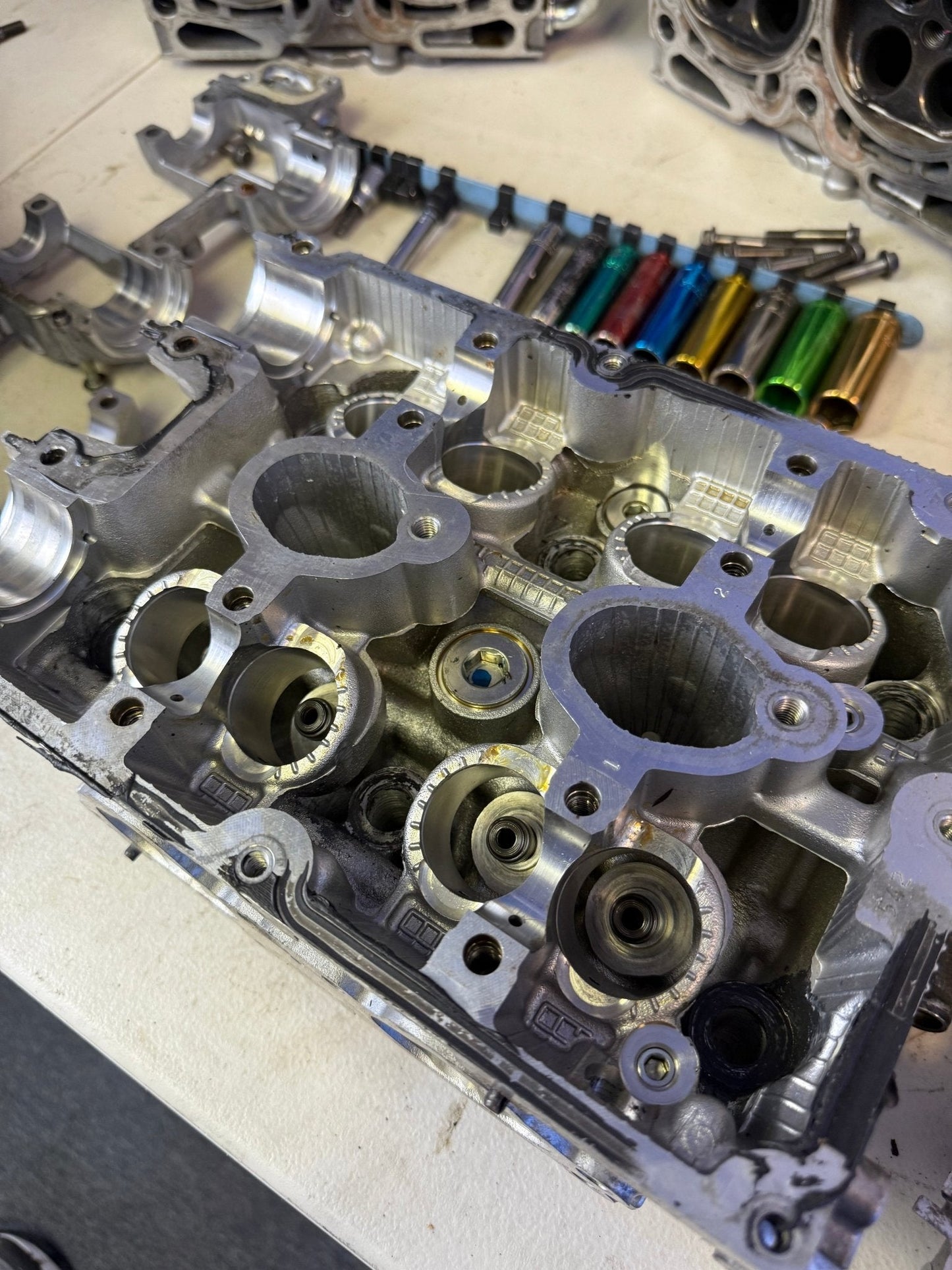 CNC Port&Polish IAG Built Subaru STi & WRX B25 Cylinder Heads 14 MM O-Ringed