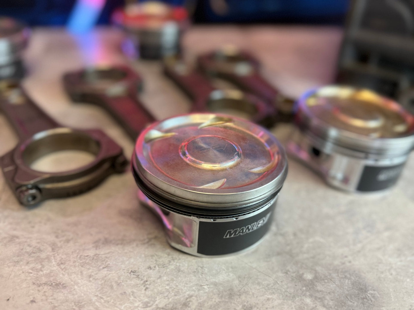 DARTON SLEEVED EJ257 Subaru STi/WRX Engine Case Halves w Manley Pistons