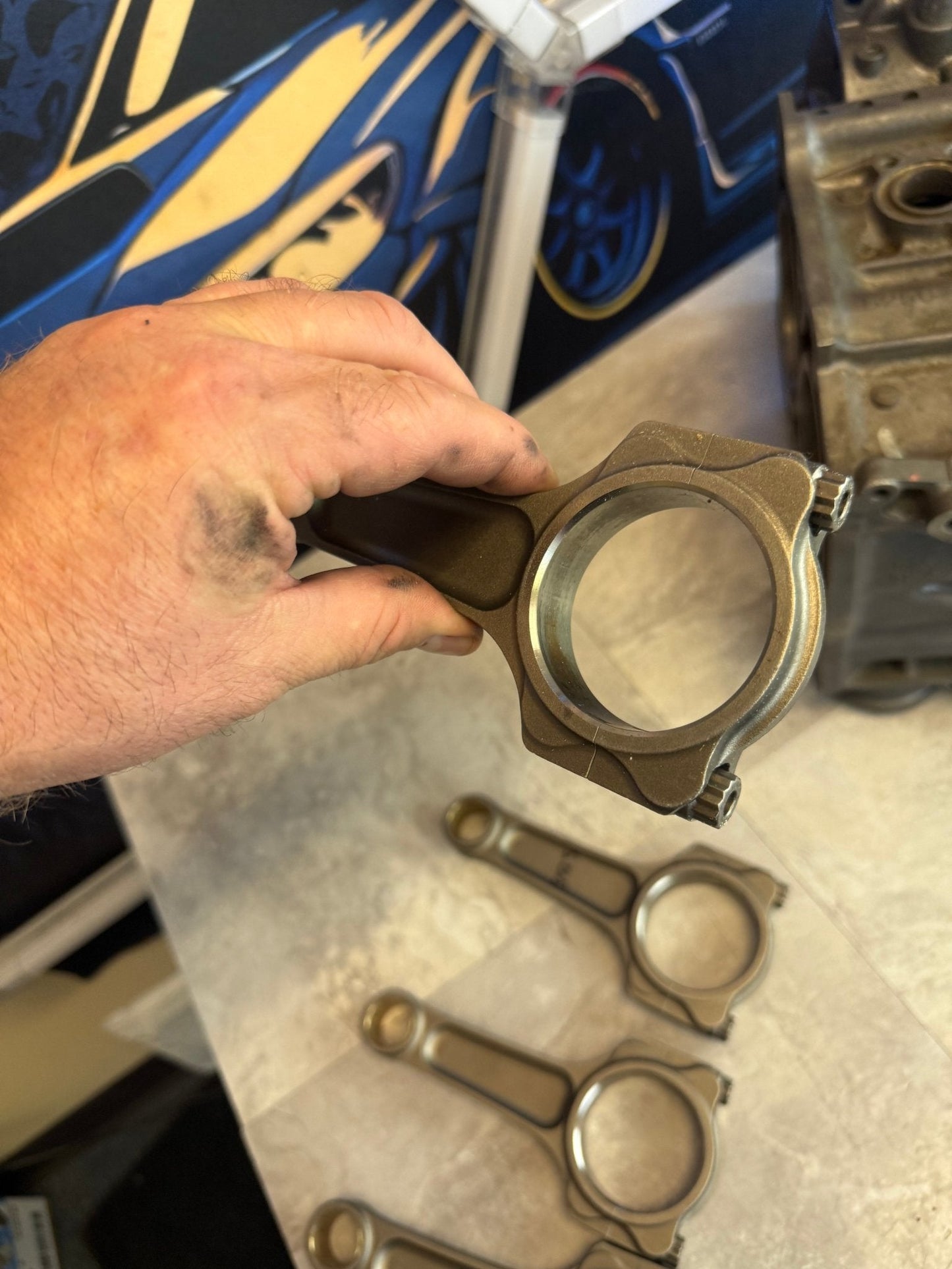 DARTON SLEEVED EJ257 Subaru STi/WRX Engine Case Halves w Manley Pistons