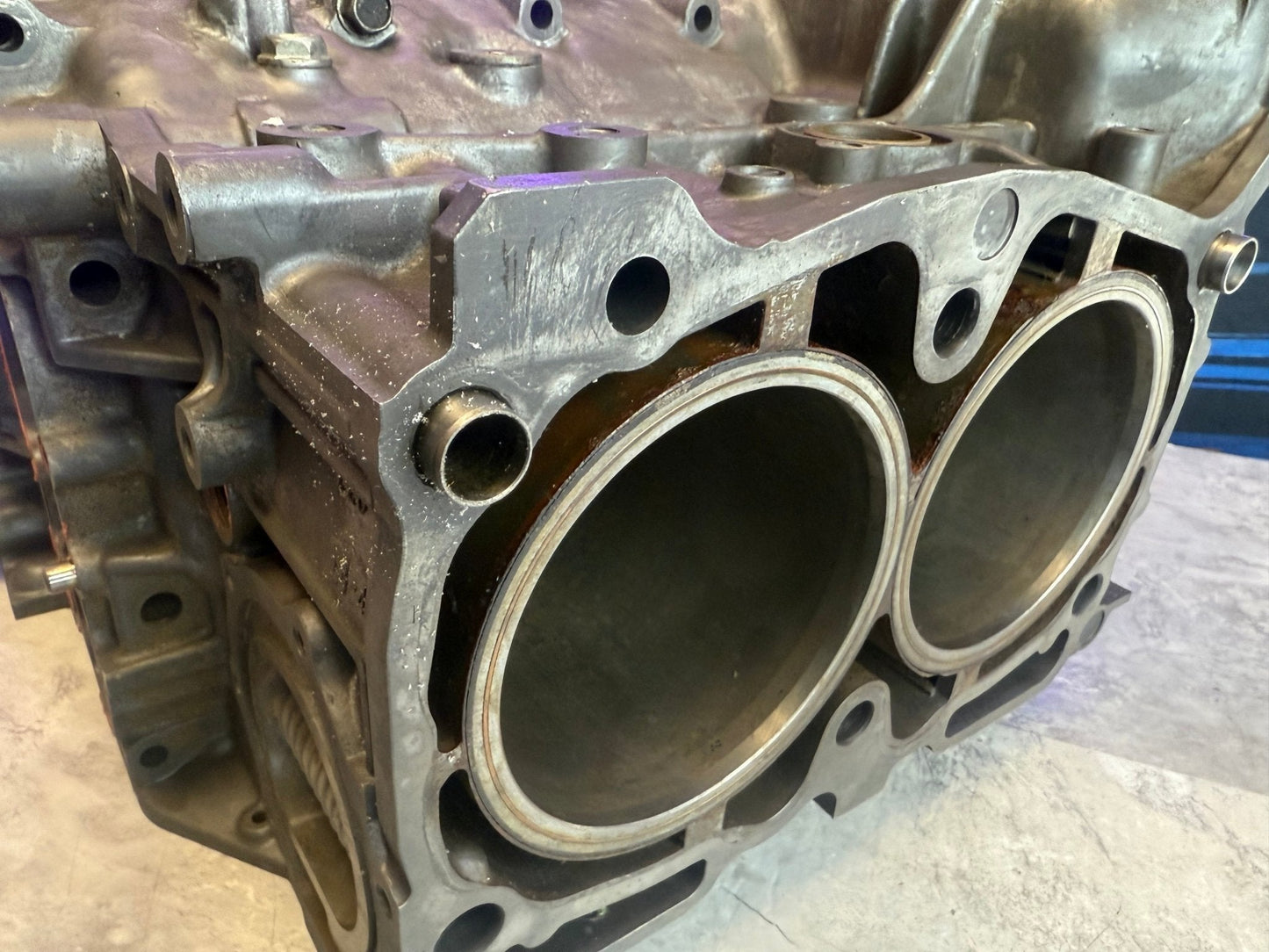 DARTON SLEEVED EJ257 Subaru STi/WRX Engine Case Halves w Manley Pistons