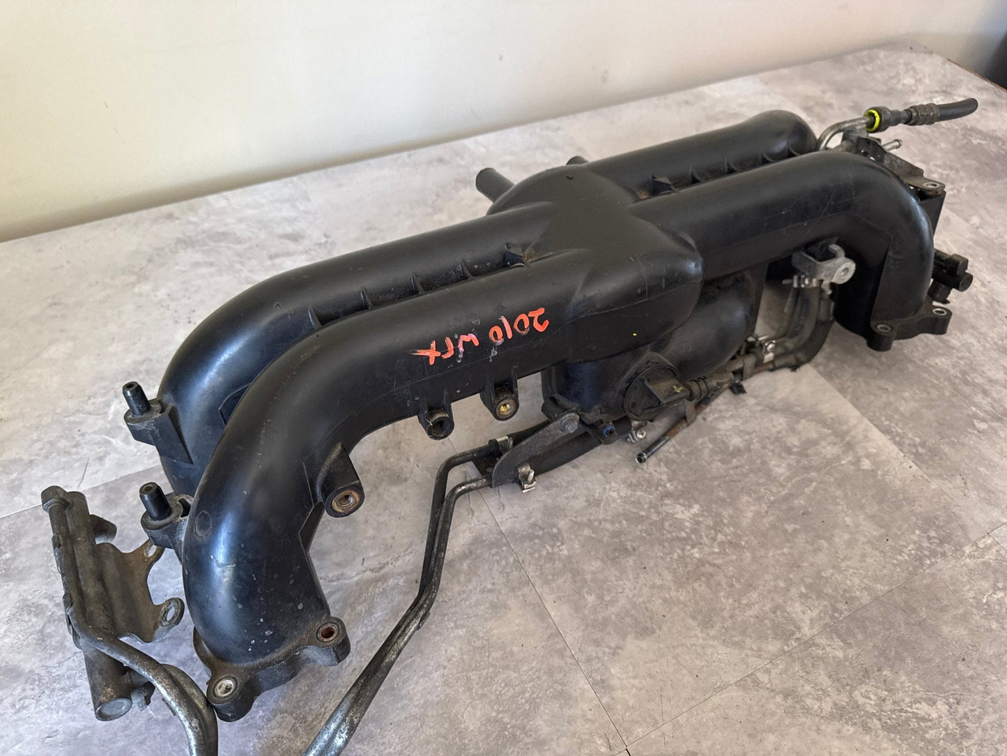 2008-2014 Subaru Impreza WRX Air Intake Manifold 2.5L Turbo Engine OEM 08-14 w/ Fuel Lines