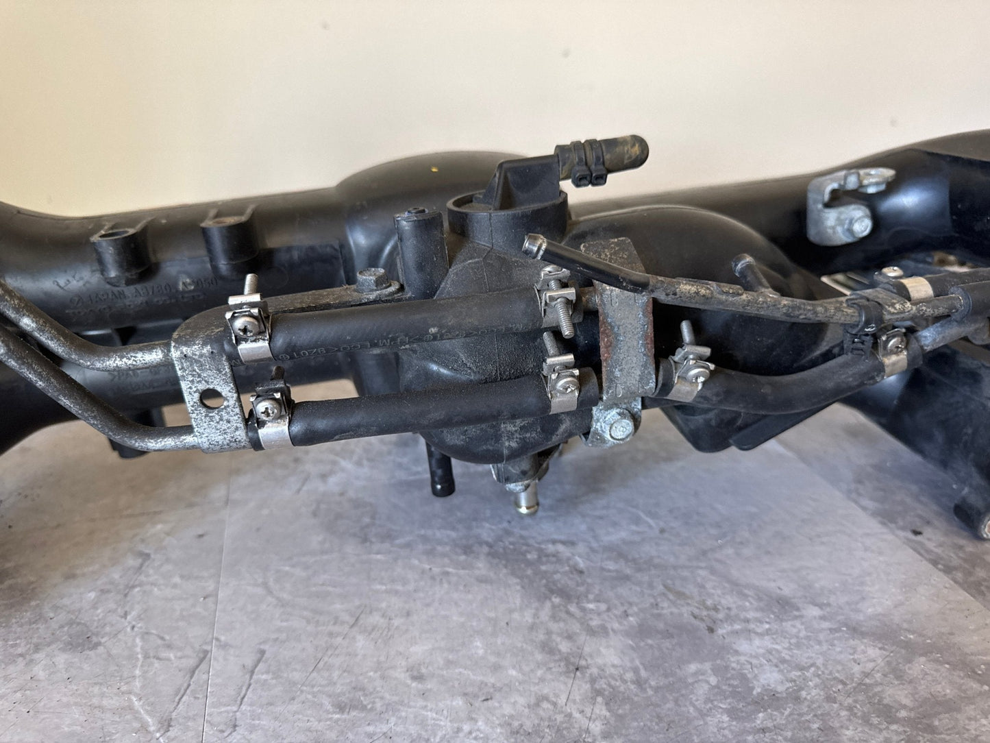 2008-2014 Subaru Impreza WRX Air Intake Manifold 2.5L Turbo Engine OEM 08-14 w/ Fuel Lines