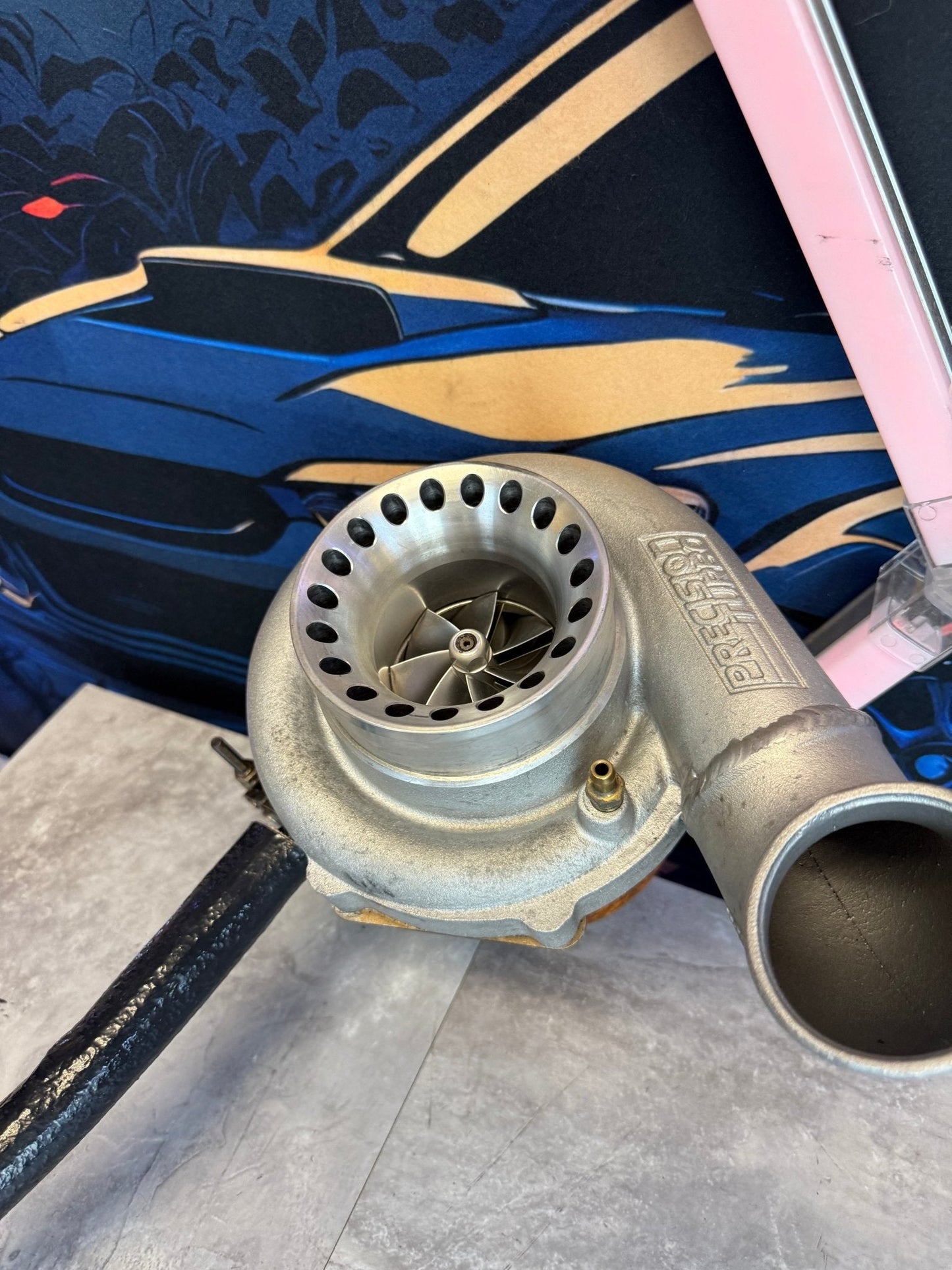 PTE precision turbo 6062 PTE ball bearing billet 4” gen 2 v band .82