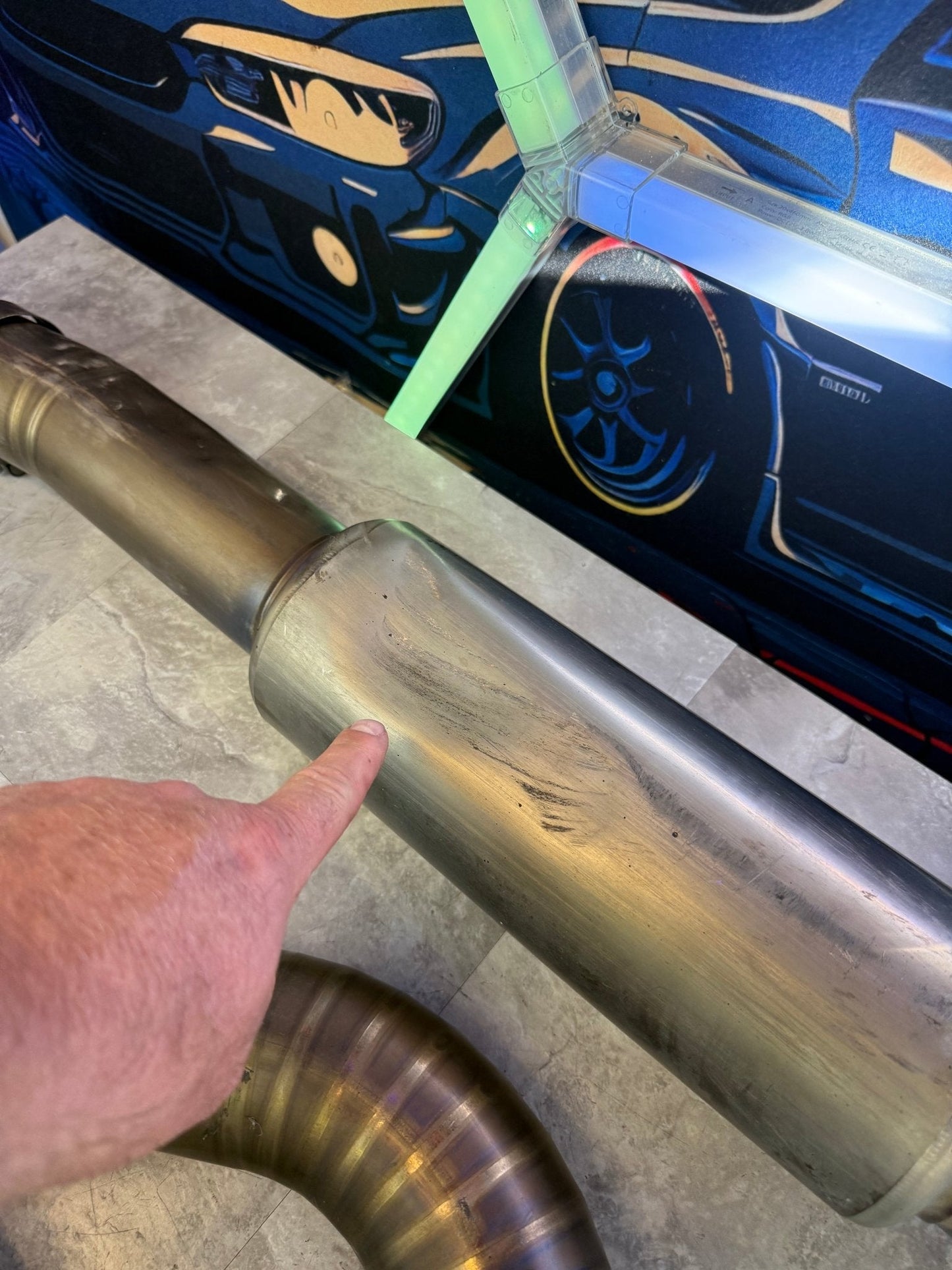 TOMEI TI titanium CBE cat back exhaust Subaru STi & wrx