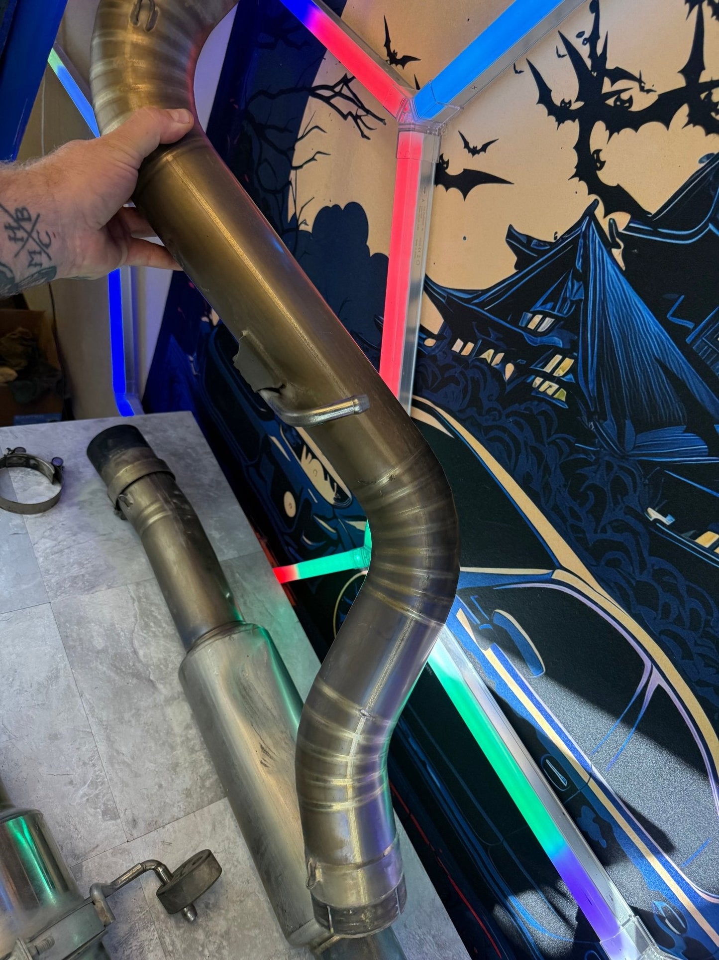 TOMEI TI titanium CBE cat back exhaust Subaru STi & wrx