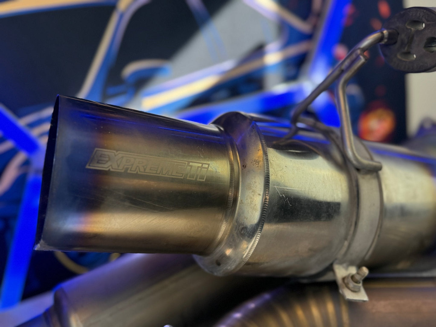 TOMEI TI titanium CBE cat back exhaust Subaru STi & wrx