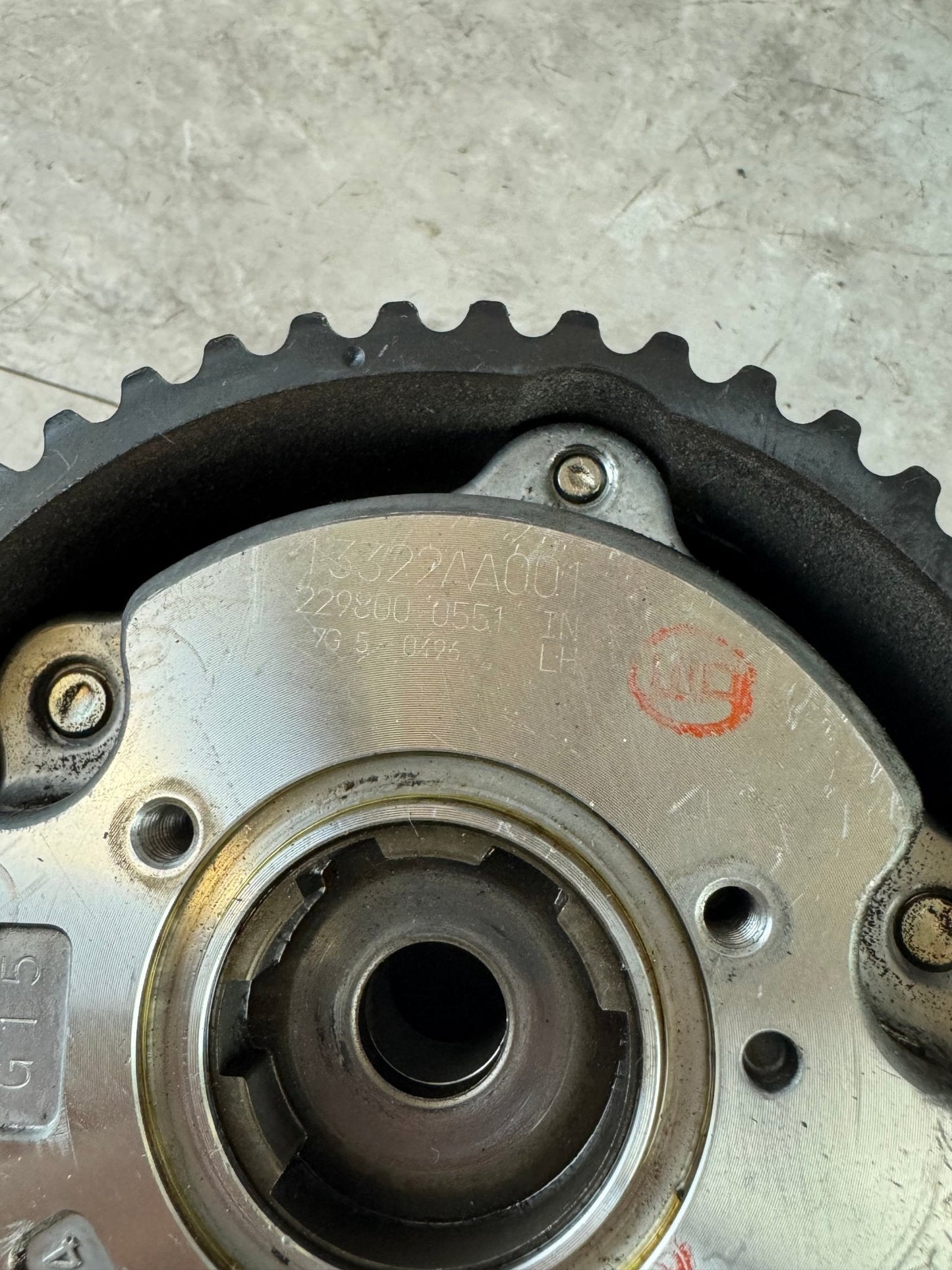 Subaru OEM 04-21 Subaru WRX STi Left LH Intake Cam Gear 13322AA001