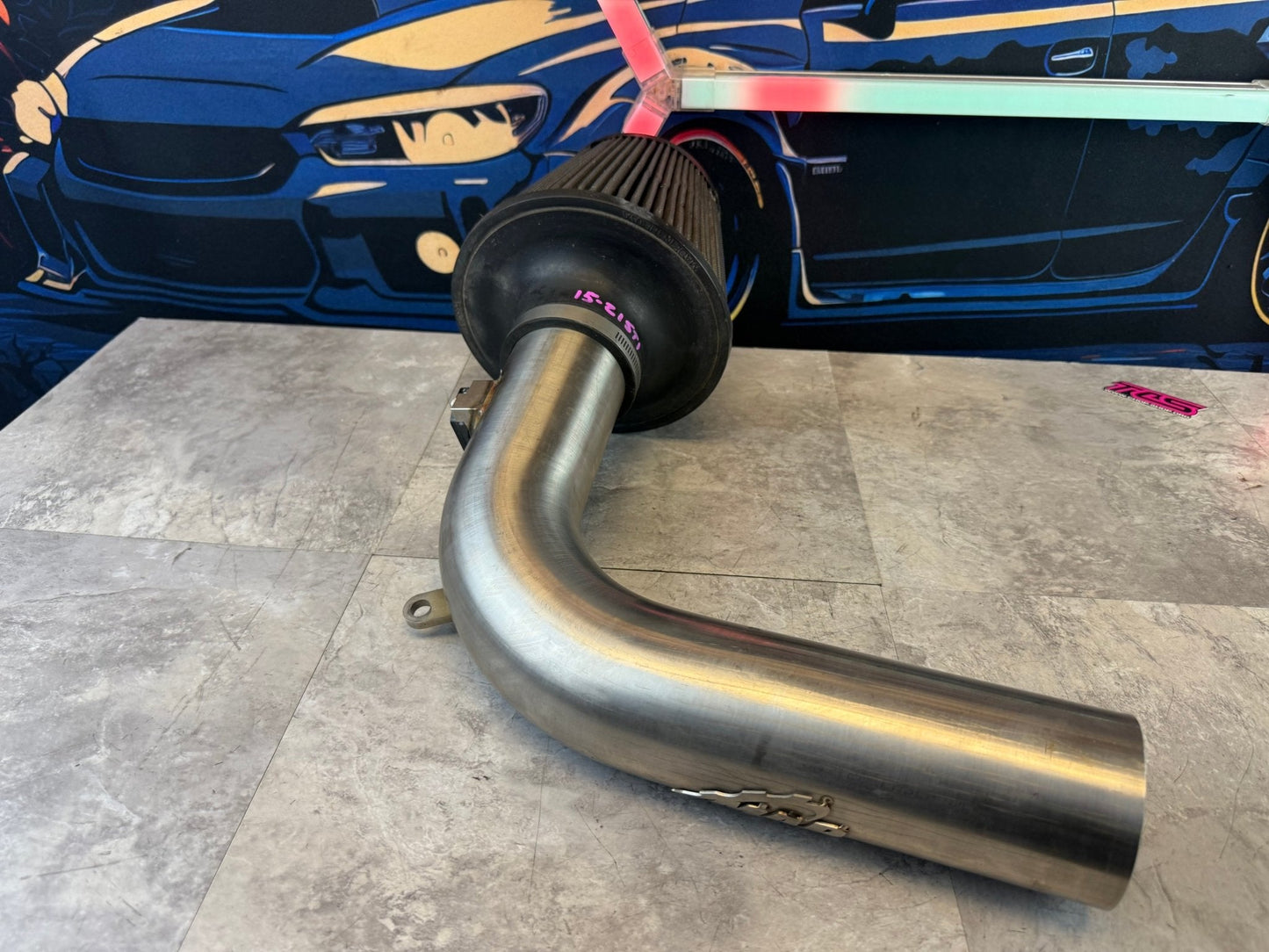 MAP performance raw ss intake 2015-2021 STi Subaru ej257 w/ filter & oem denso maf sensor