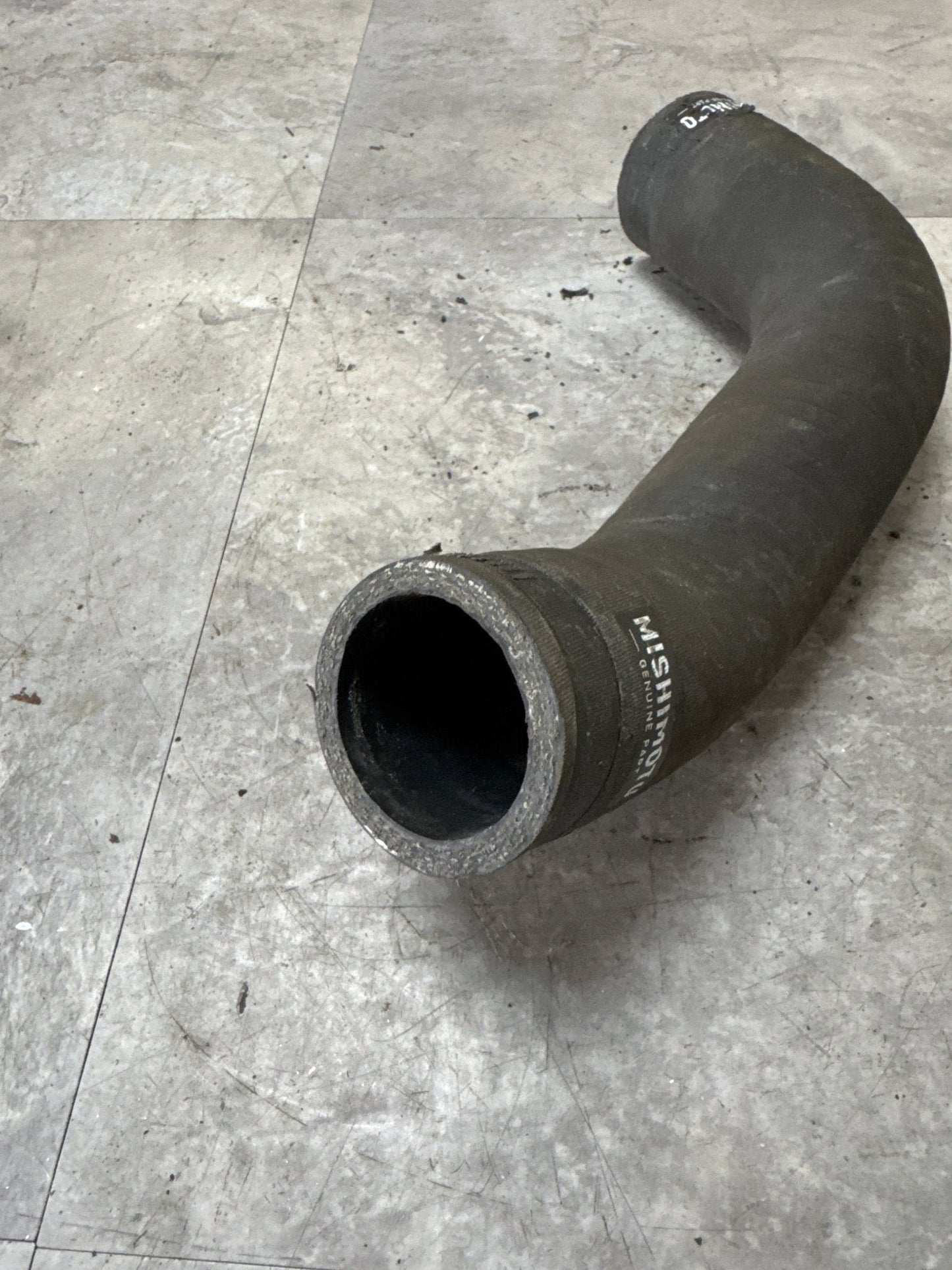 Mishimoto Upper Radiator Hose Black - 2002-2007 Subaru WRX / STI