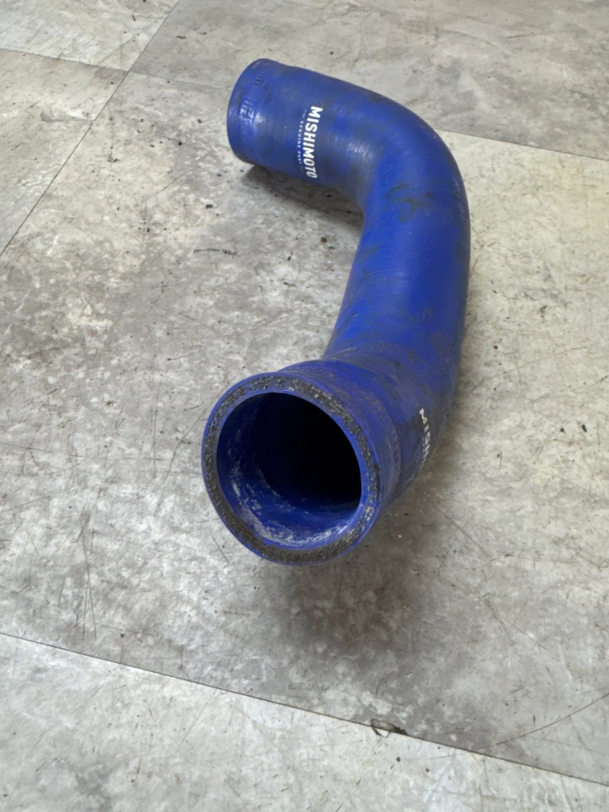 2002-2007 Subaru WRX STi Mishimoto Lower Radiator Hose Blue - /