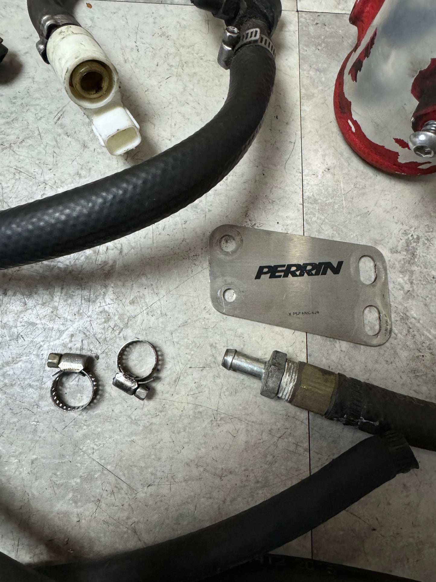 Perrin AOS Kit With Hoses For Subaru 15-21 WRX STi