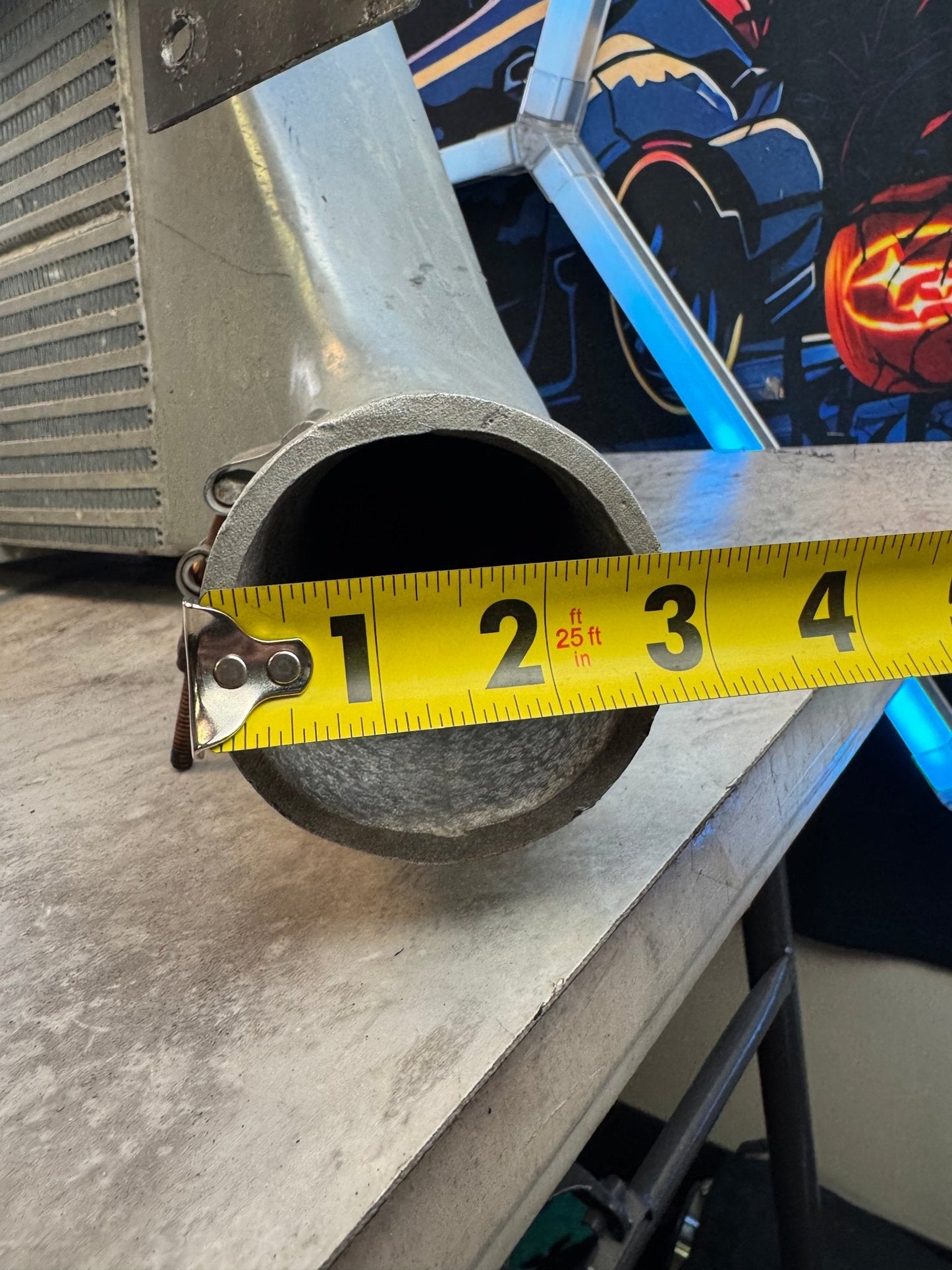 Treadstone 4.5" Core Front Mount Intercooler With Bracket For 08-14 WRX STi