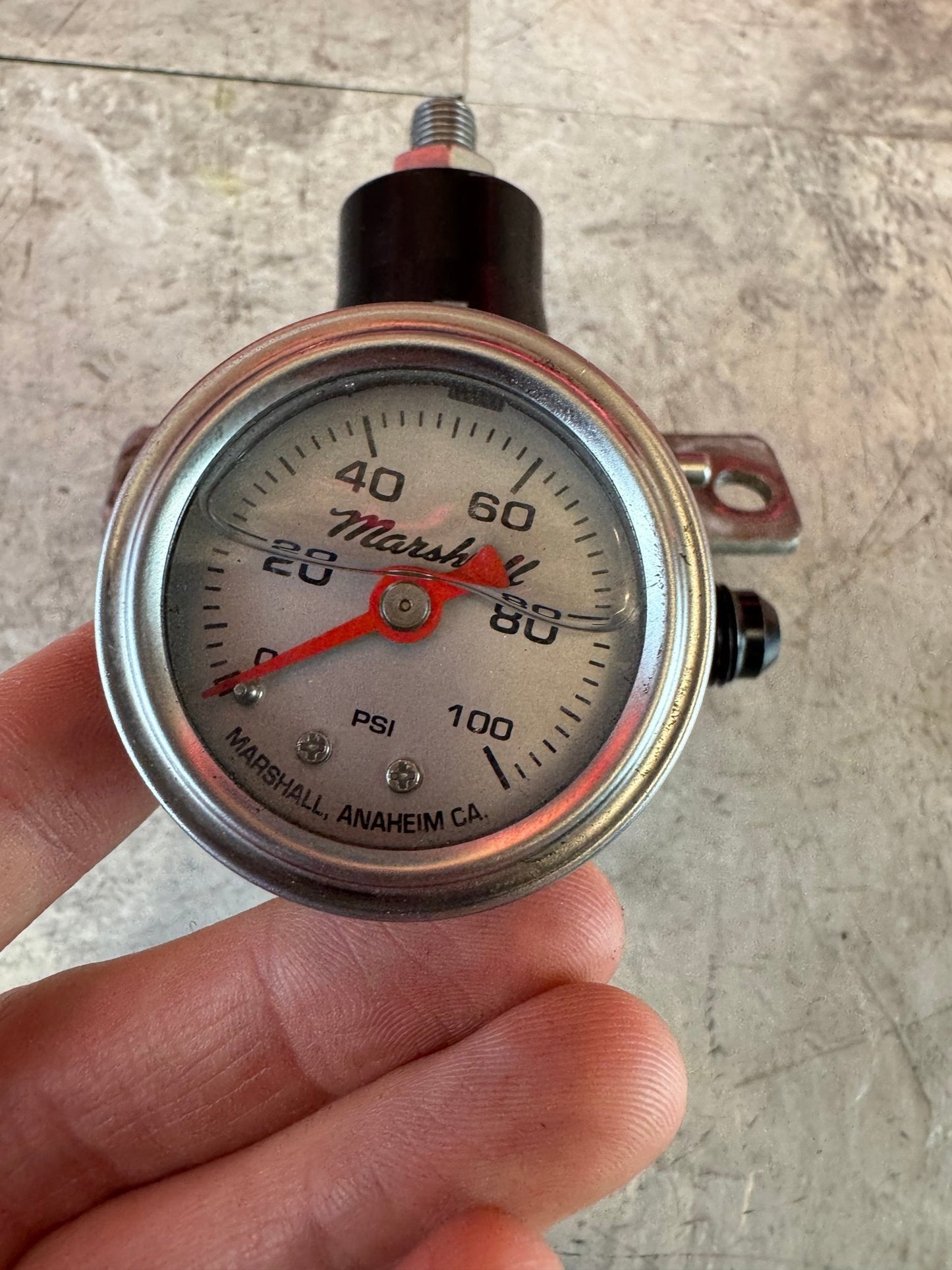 2004-2007 Aeromotive 13129 Fuel Regulator AN6 Fittings And Gauge Intake Manifold Bracket Wrx/sti