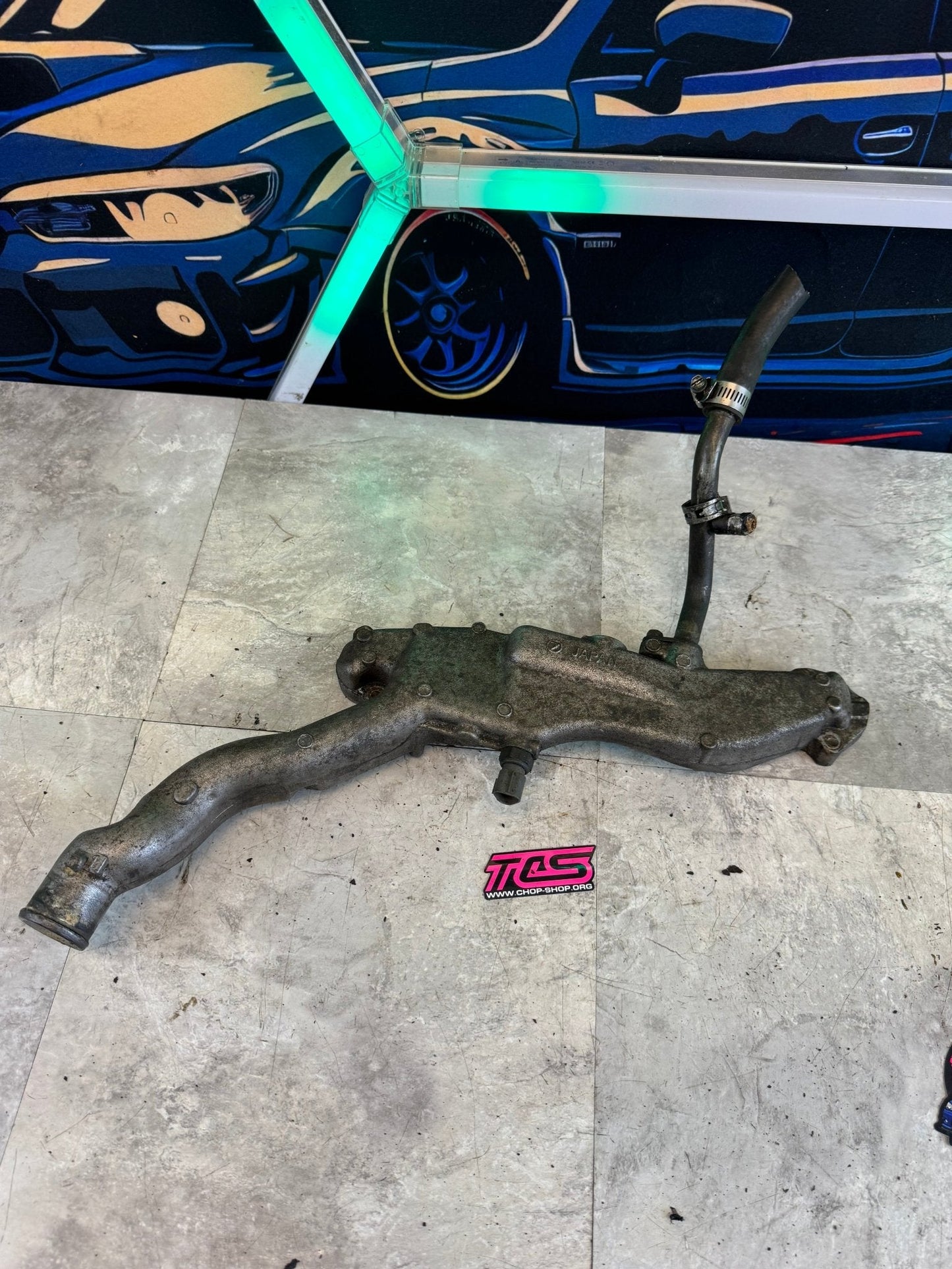 2002-2005 Subaru WRX STi Engine OEM Coolant Crossover Assembly Ej25 Ej20 /