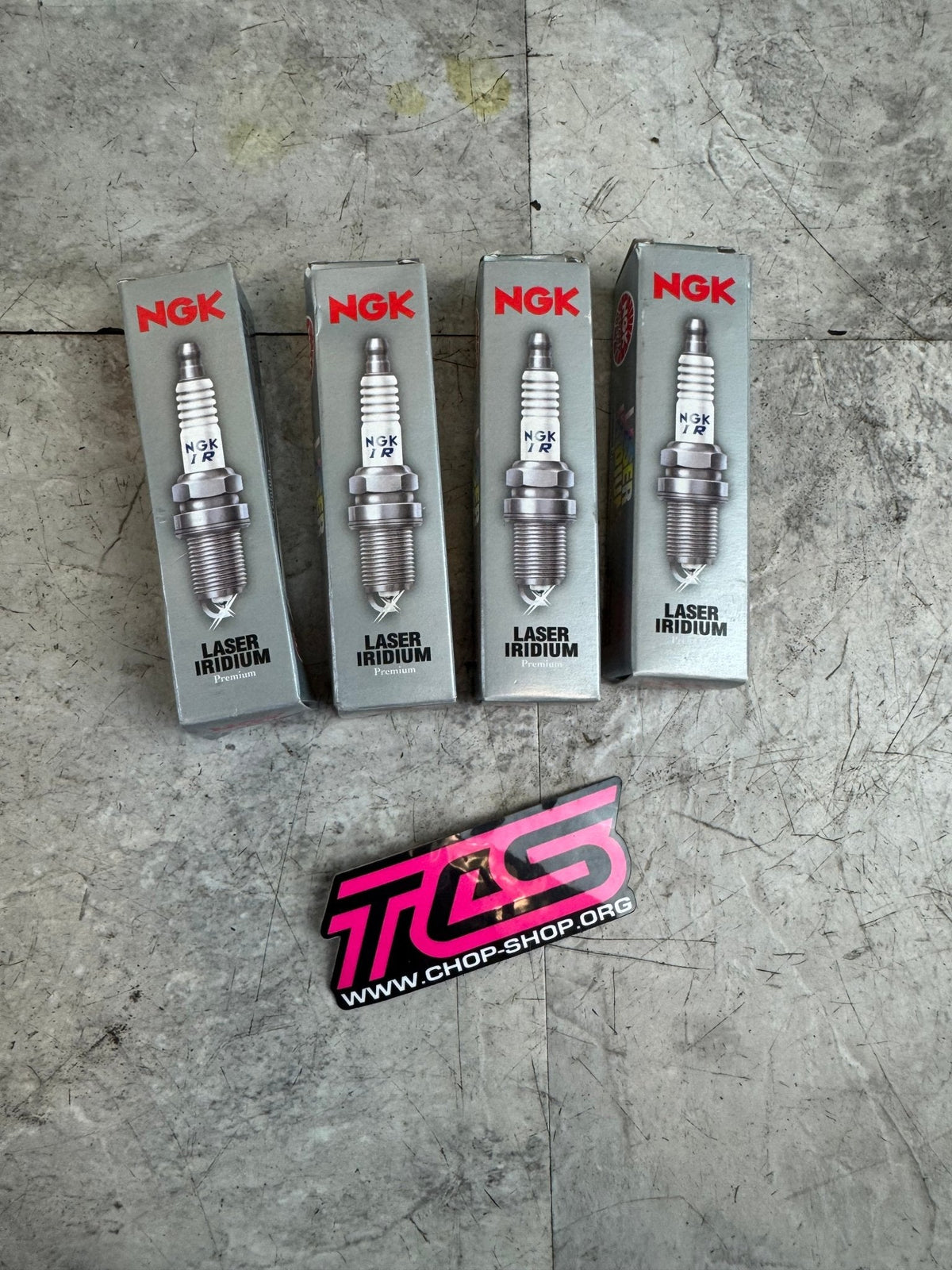 NGK Iridium IX Plug Number LFR7AIX Spark Plug - 2309 Set X4 Used /