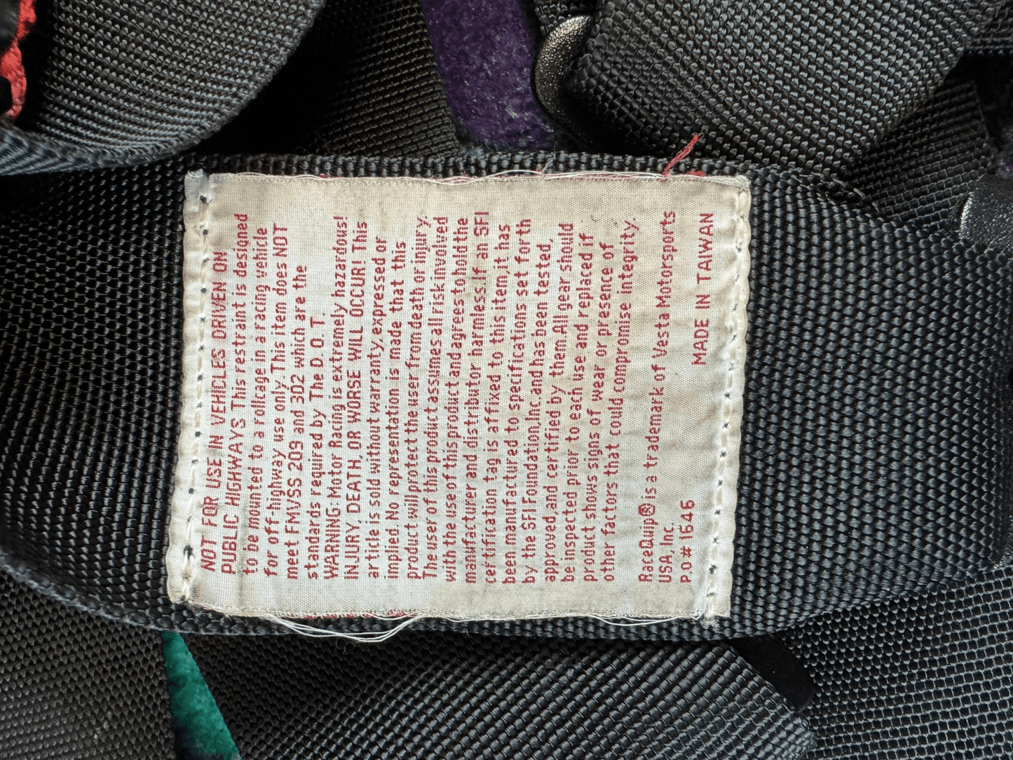 2002-2021 Subaru WRX STi Racequip 6-Point Racing Harness P7