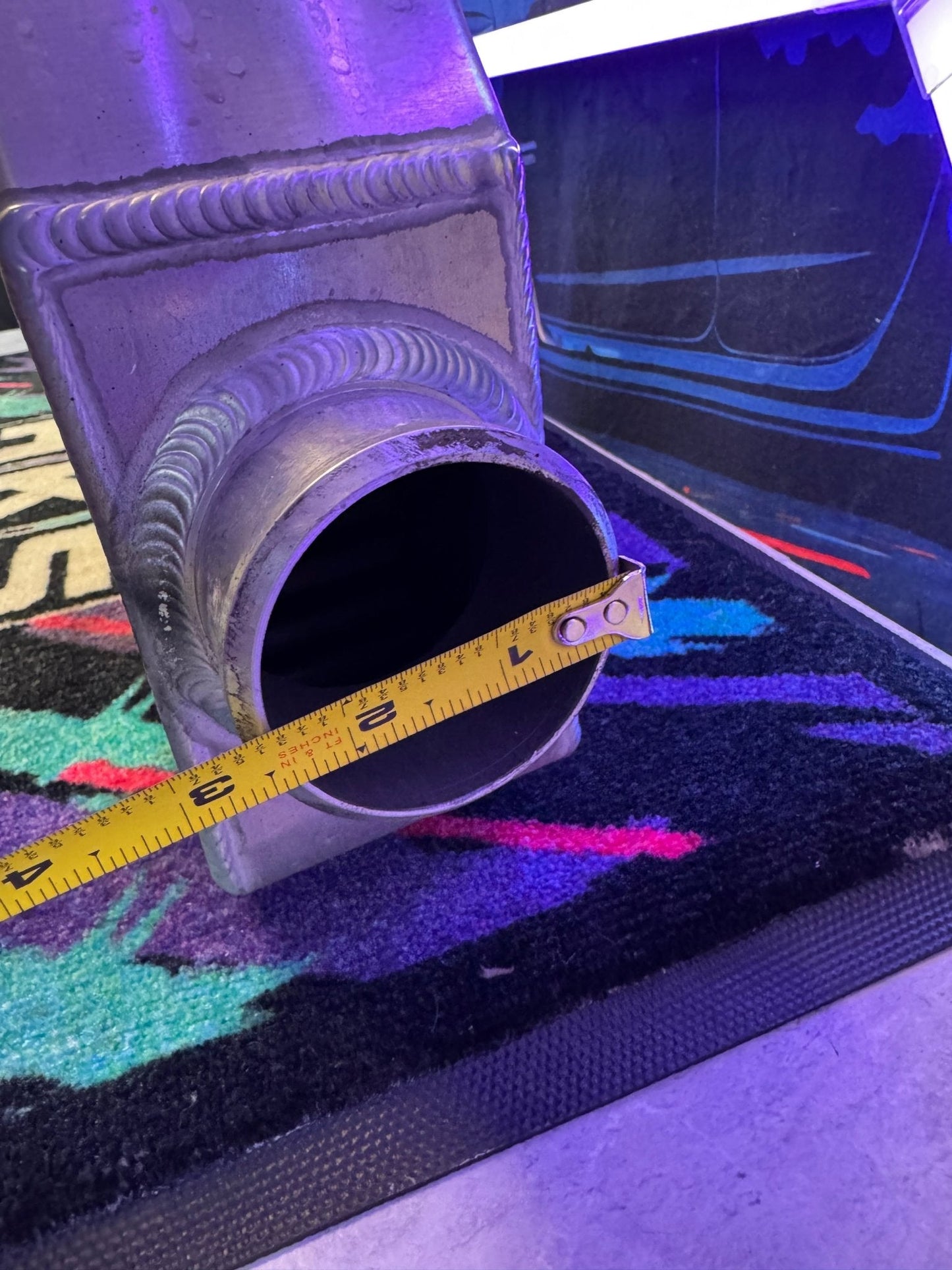 2002-2007 Subaru WRX KLM 3.5" Front Mount Intercooler With Custom Bracket / O4