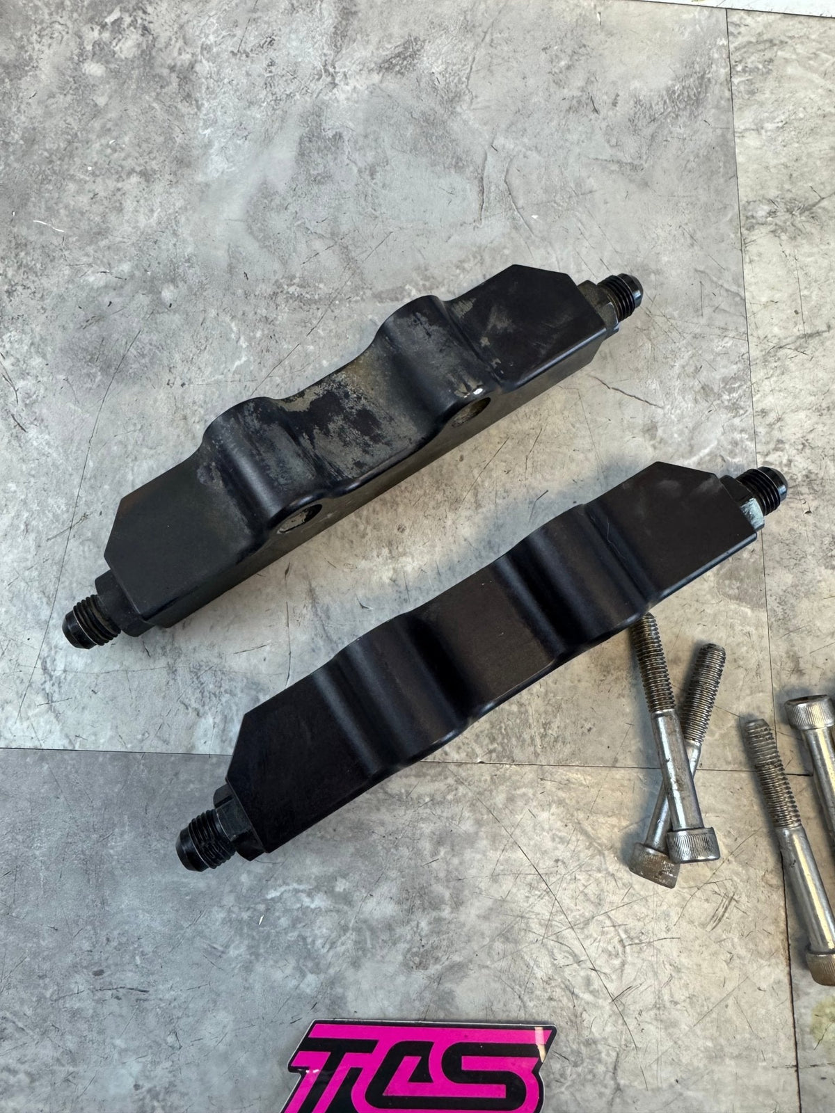 2004-2006 Subaru WRX STi T1RaceDevelopment Side To Top Feed Fuel Conversion Rail Kit