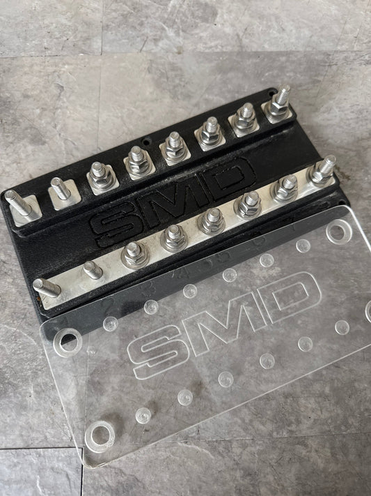 Steve Meade SMD 8 Spot OCTO ANL Fuse Holder Heavy Duty Distribution Block PVC G1
