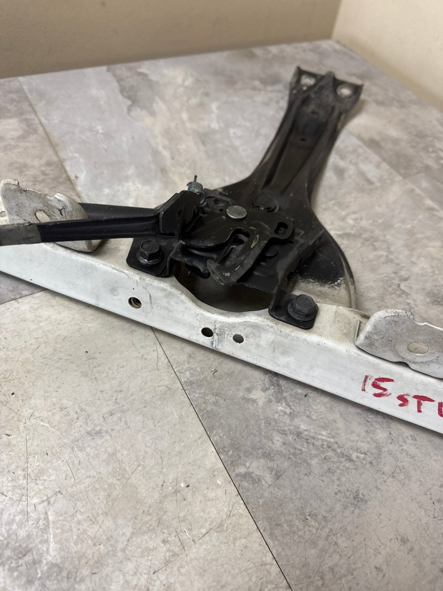 2015-2018 Subaru WRX STi Radiator Core Upper Center Tie Bar & Lock Support w/ Hood Latch