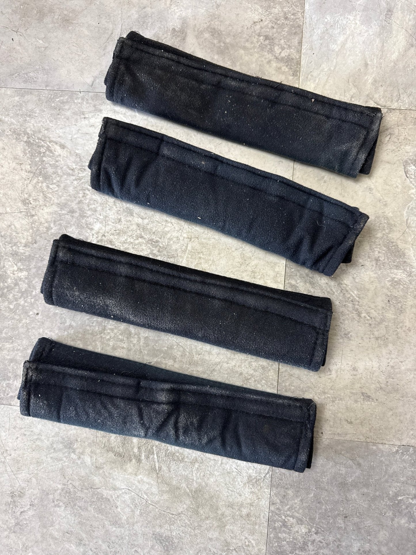 Vintage Subaru Seat Belt Covers Pad Protector Set