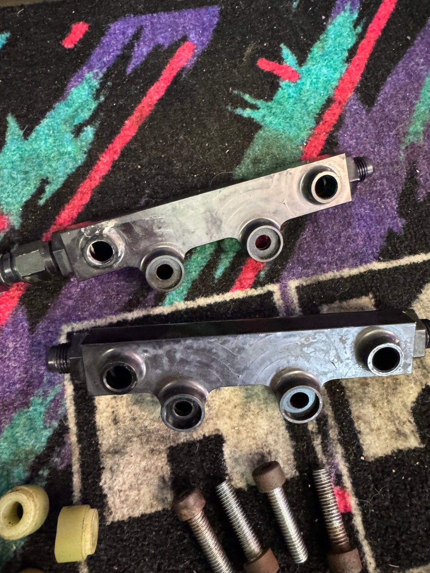 2008-2021 Subaru WRX STi Cobb Billet Top Feed Fuel Rails With Quick Disconnect Fitting