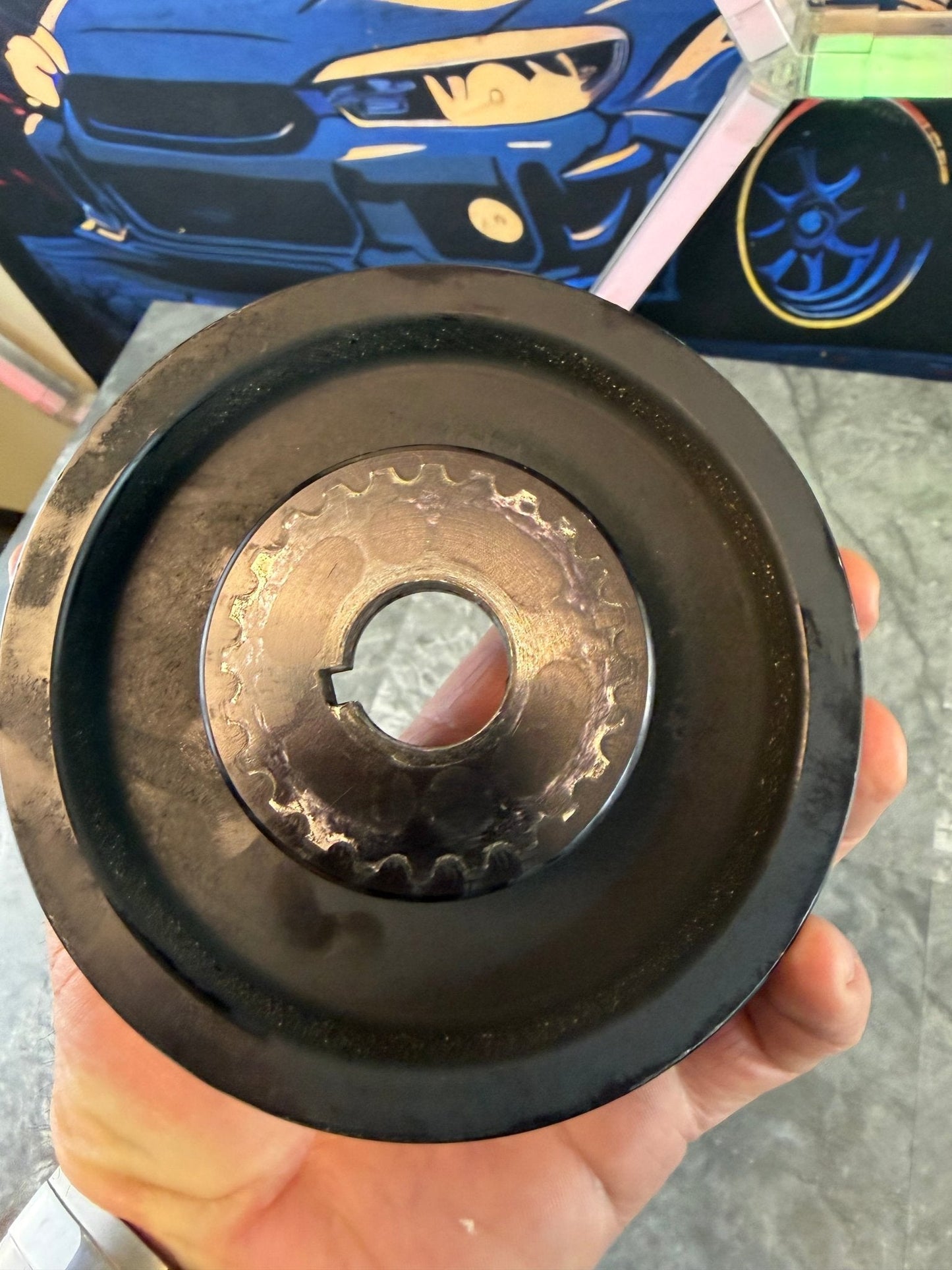 Grimmspeed crank pulley Subaru wrx and STi ej255 ej205 ej257
