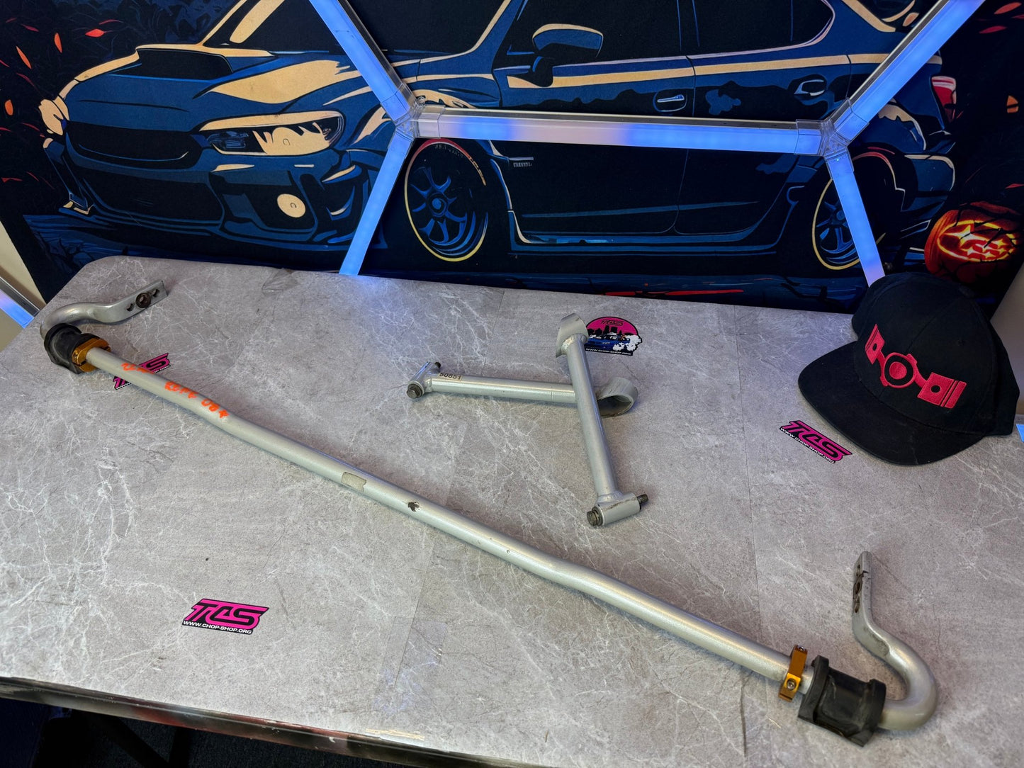 WHITELINE FLATOUT adjustable rear sway bar 22 MM 08-21 SUBARU STi & WRX LEGACY GT