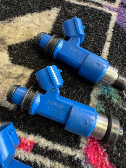 2007-2021 Subaru WRX STi OEM Denso STi Blue Injectors 565cc J3