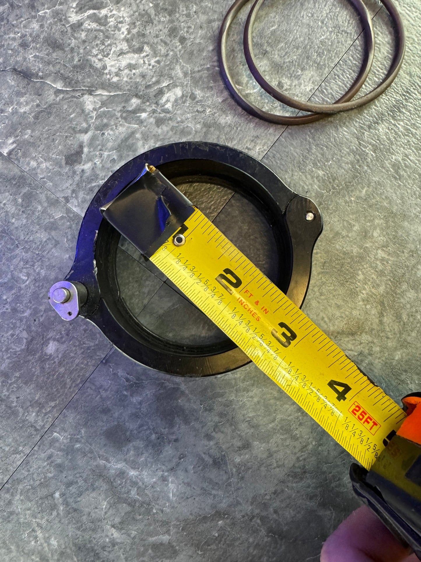 Vibrant Vanjen 2.5" HD Clamp Quick Disconnect Piping Clamp Anodized Black