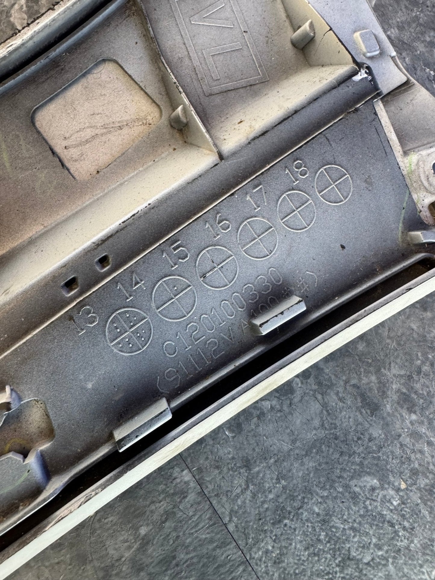 2015-2021 Subaru WRX STi OEM RH Fender Garnish CWP