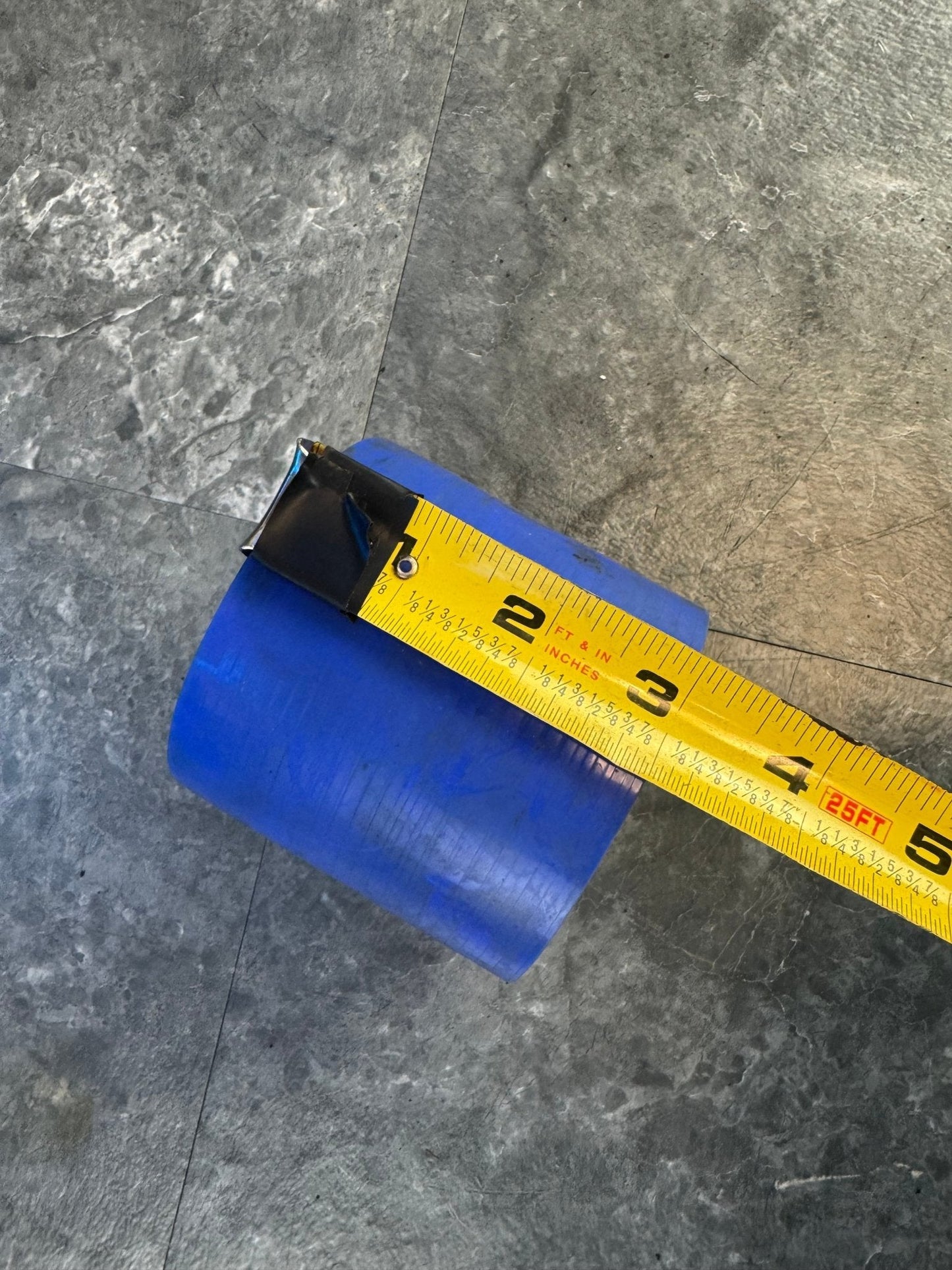 Silicone Coupler 3" Diameter 3" Long Blue