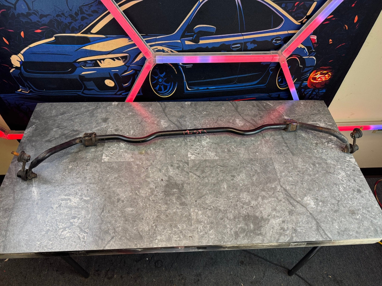 2011-2014 Subaru WRX STi OEM Front Swaybar Assembly With Links 21mm