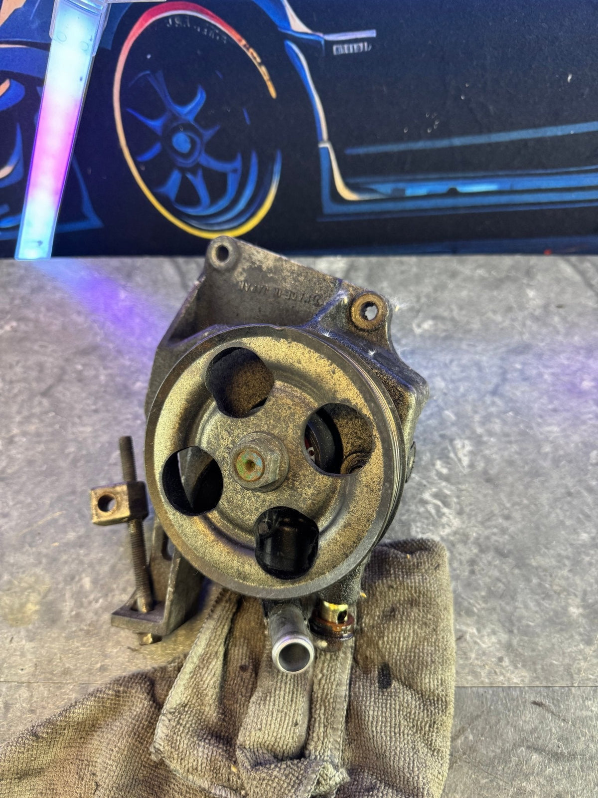 2004-2007 Subaru Impreza WRX STi OEM Power Steering Pump Mount