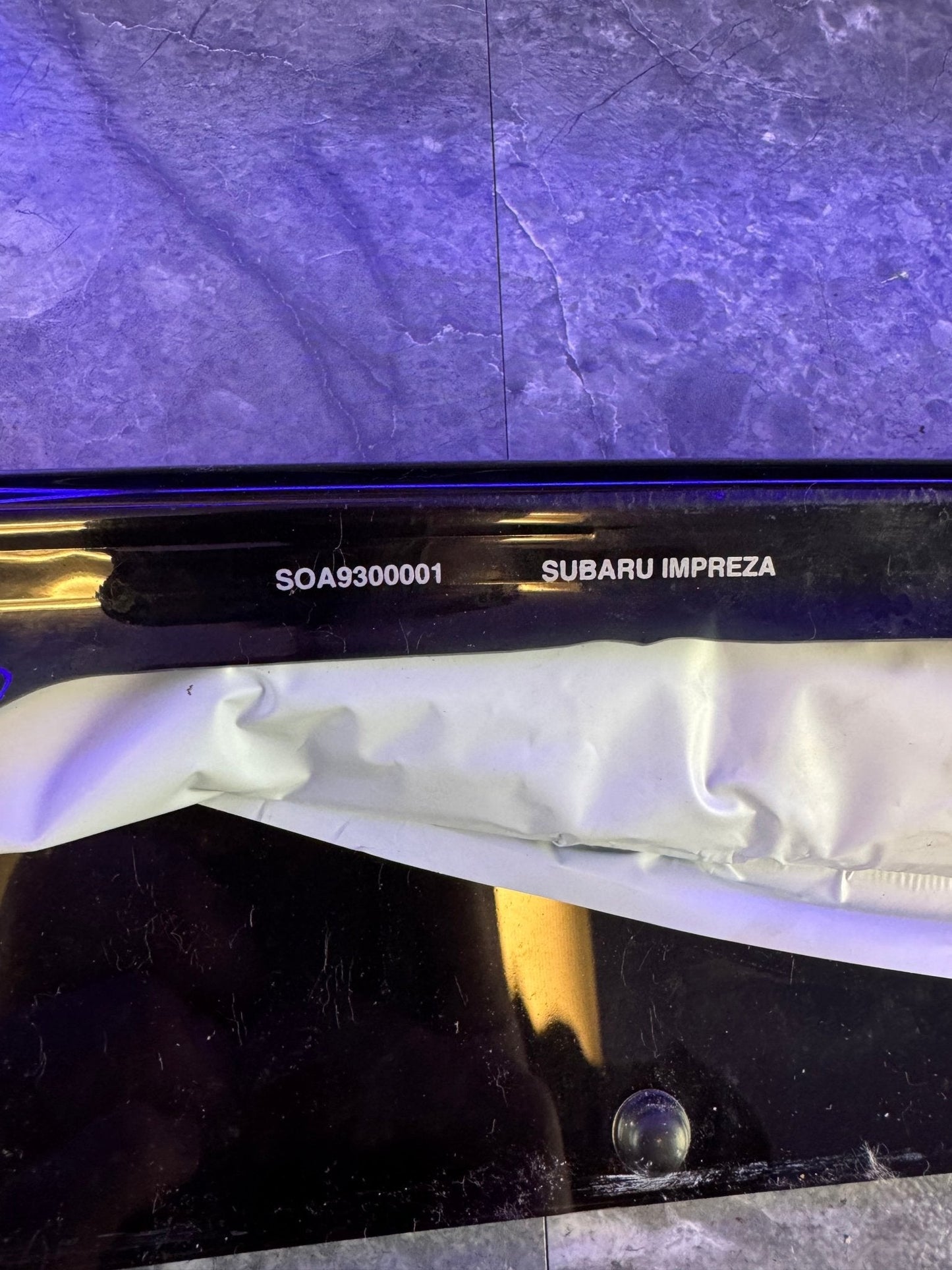 2004-2005 Subaru WRX STi OEM Acrylic Hood Deflector Bug Shield Trim Assembly