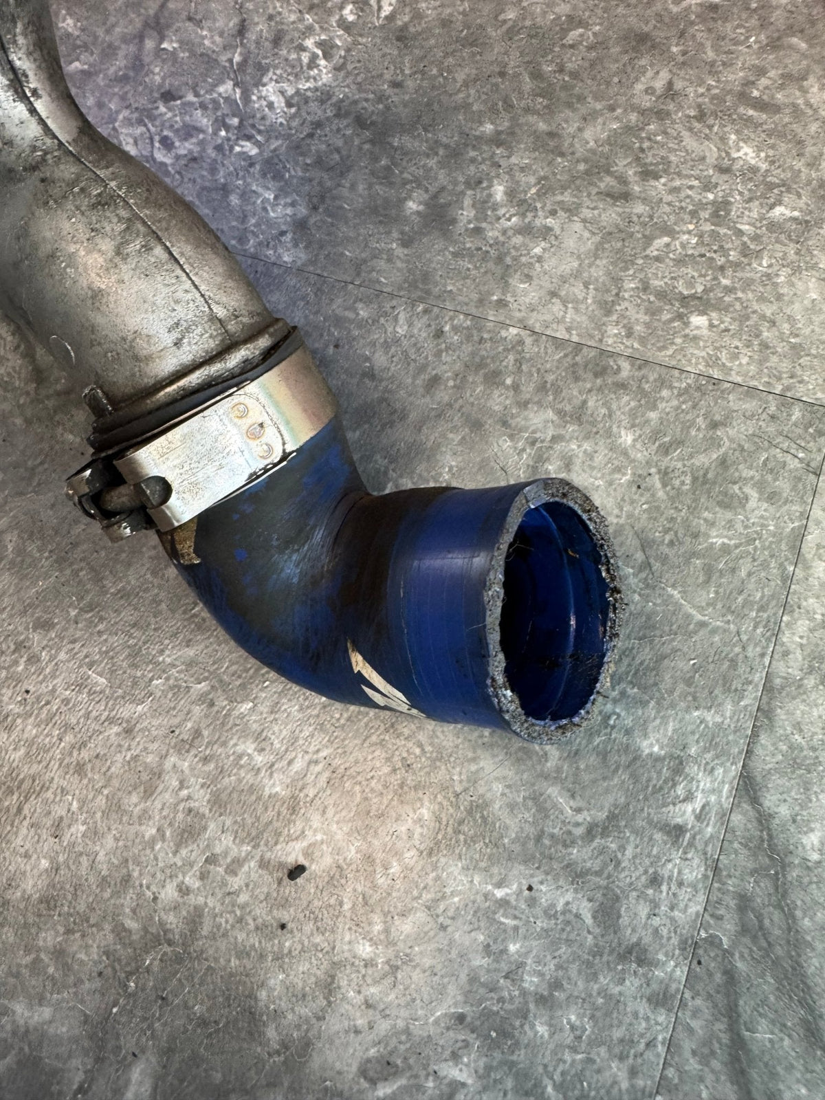 2004-2021 Subaru WRX STi OEM Top Mount Intercooler Y-Pipe Assembly With Mishimoto Elbow