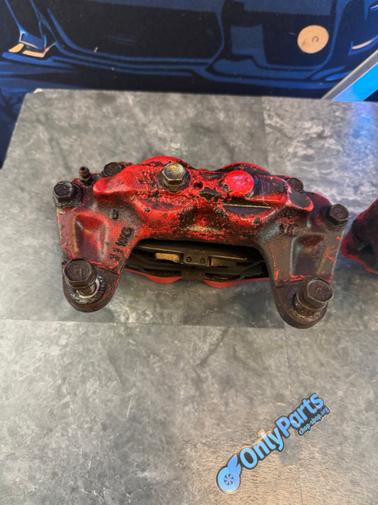 OEM Fuji 4/2 pot Subaru wrx “ baby brembos “ brake calipers jdm 2006 2007 Hawkeye