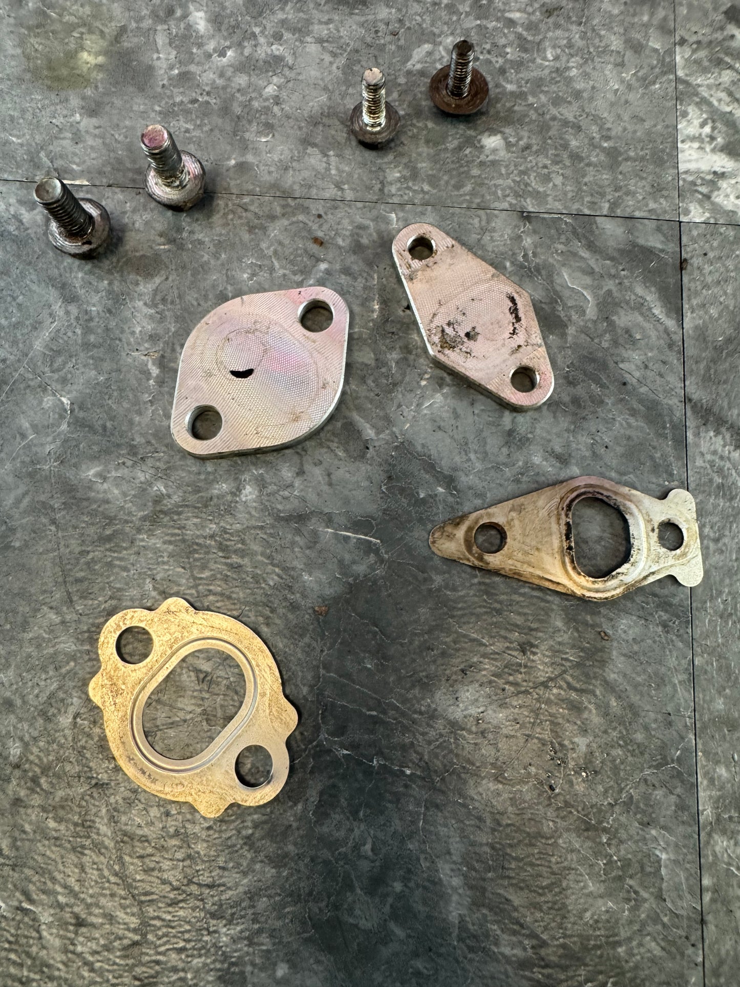Subaru EJ20 EJ25 Engine EGR Delete Plates Air Pump Deletes With Hardware