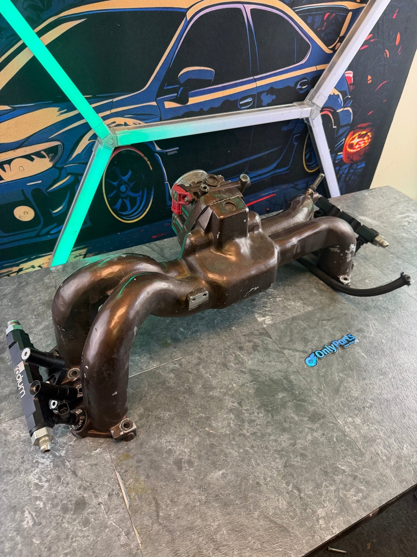 LONGRUNNER intake manifold Subaru STi 08-21 w/ Omni 5 bar map sensor , radium fuel rails , ID 1000 CC injectors