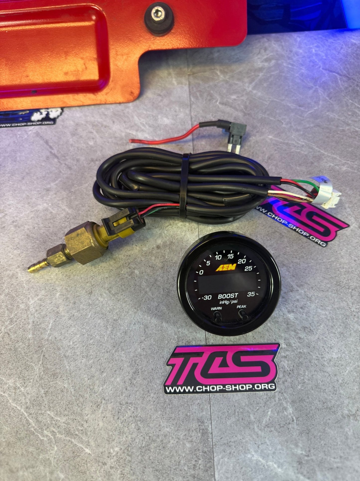 AEM digital boost gauge SUBARU STi & wrx 52 MM X - SERIES 35 PSI turbo FP BTP BCP