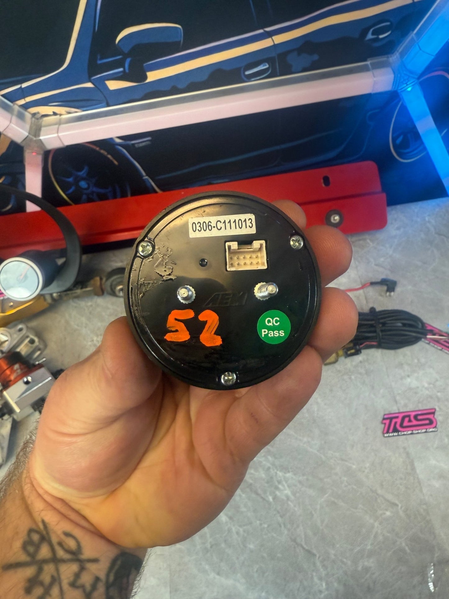 AEM digital boost gauge SUBARU STi & wrx 52 MM X - SERIES 35 PSI turbo FP BTP BCP