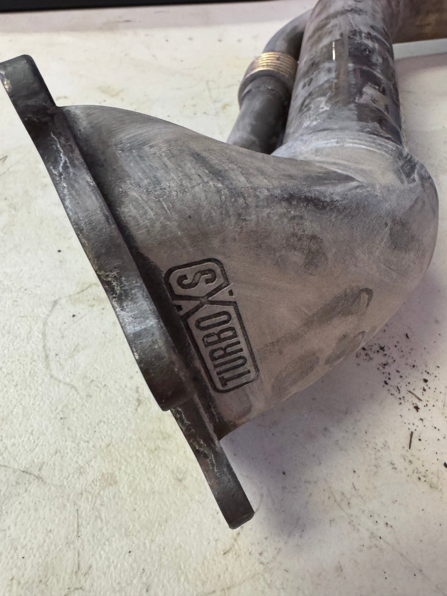 2002-2021 Subaru WRX STi Turbo XS Bellmouth Downpipe With 38mm EWG Recirculation Tube / N5