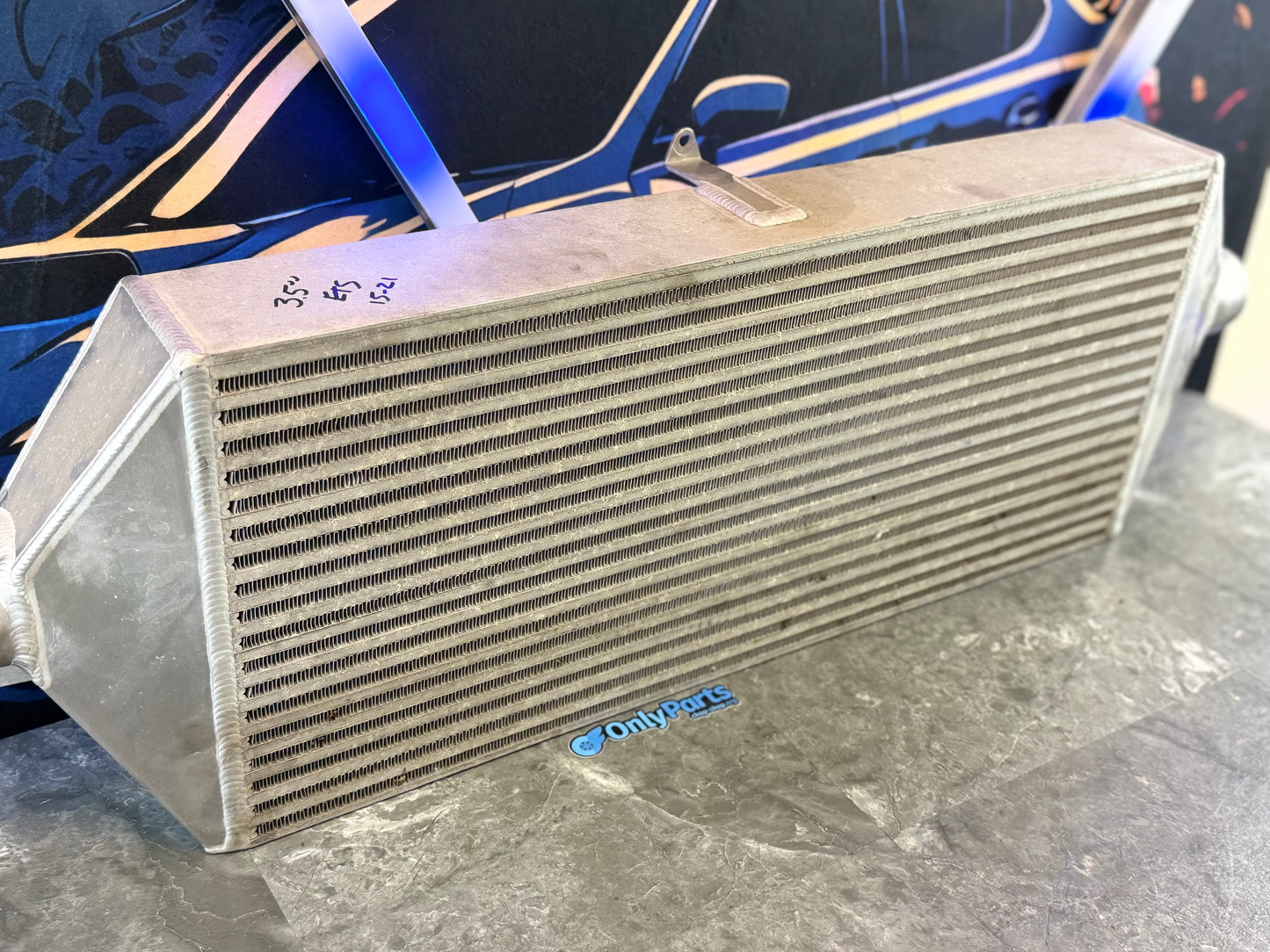 ETS 3.5 β inch front mount intercooler core 2015 - 2021 STi & wrx EJ257 & FA20