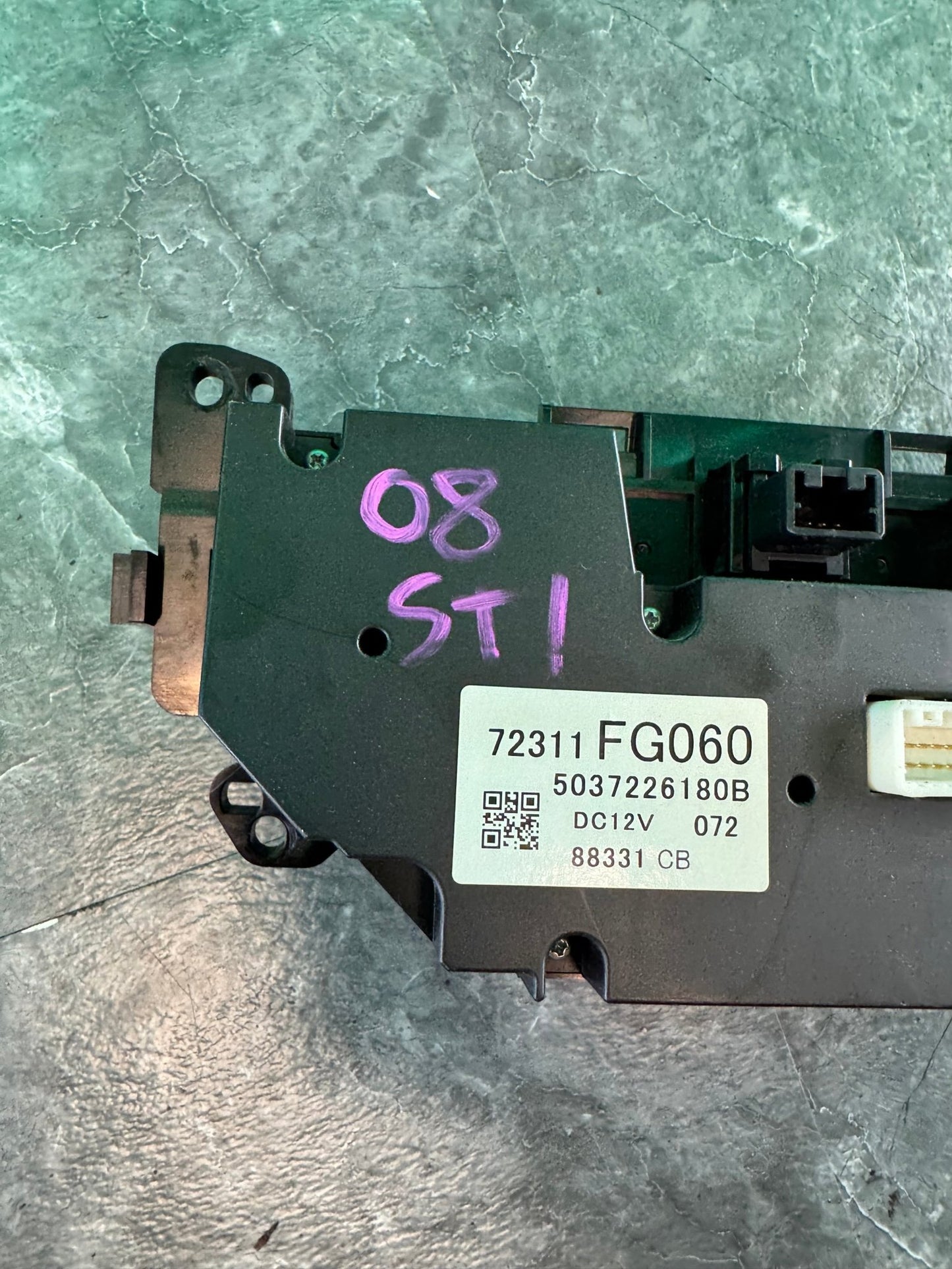 2008-2014 Subaru WRX STi OEM Climate AC Control Switch Panel