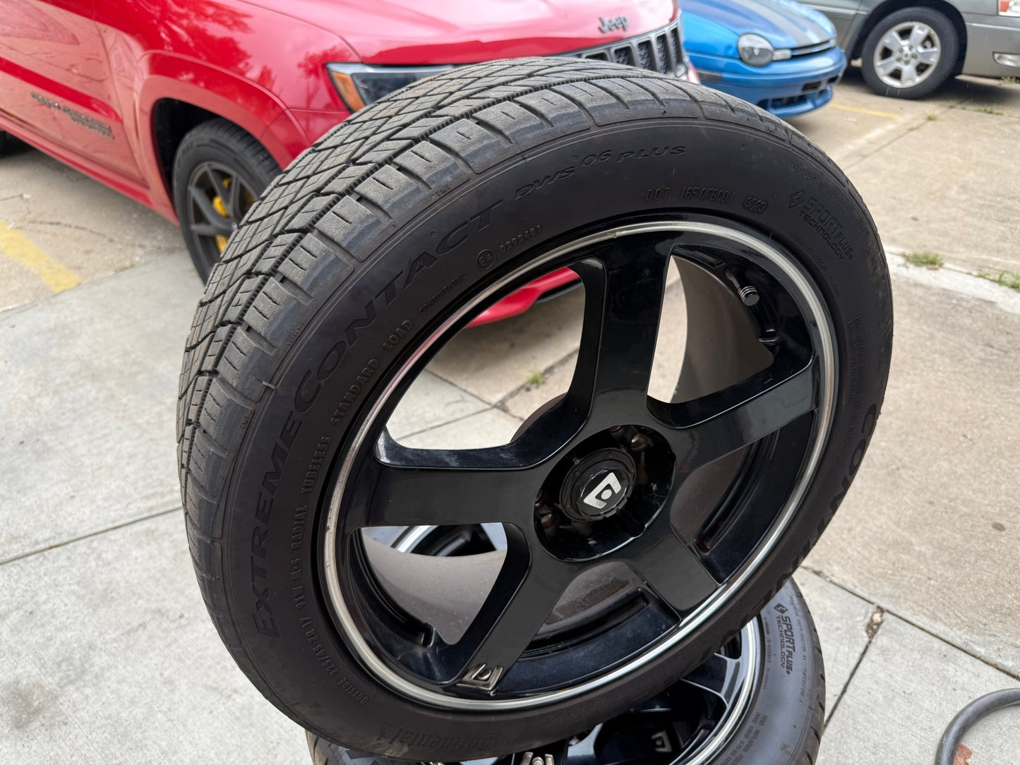 Motegi Mr 116 wheels rims 2002-2014 Subaru wrx 5x100 w/ continental 225/45zr17 tires