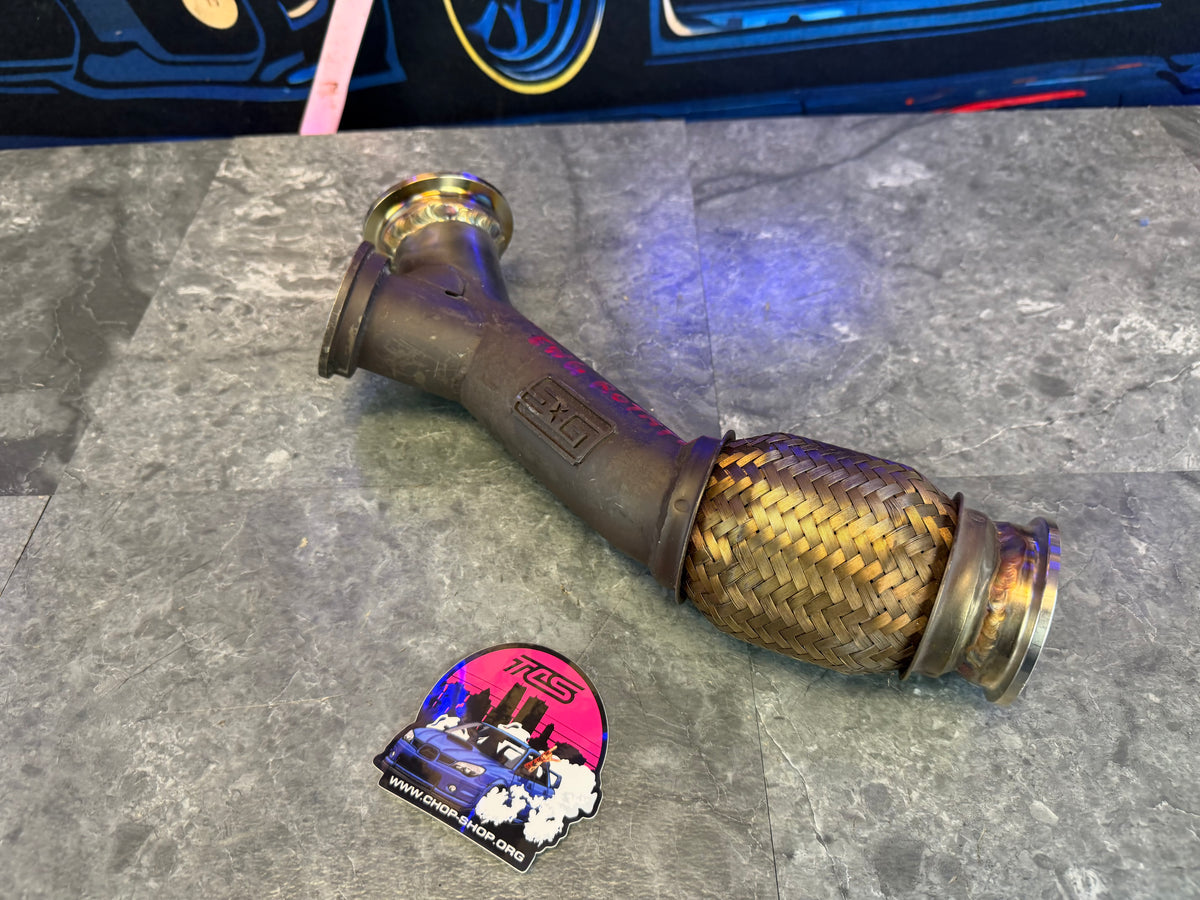 Custom GrimmSpeed 44mm EWG Up Pipe for Subaru WRX and STI, V-Band Inlet and Outlet