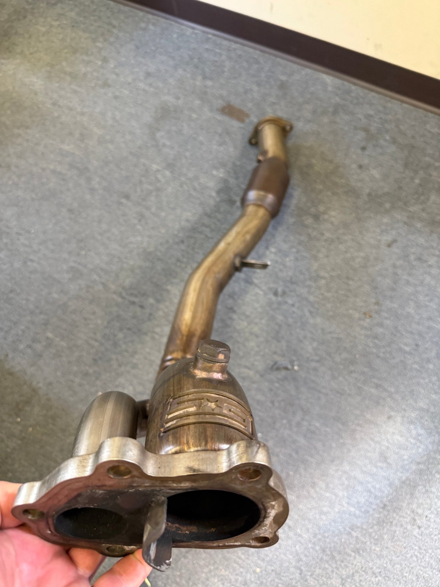 Grimmspeed downpipe 08-21 STi & 08-14 Subaru wrx ej255 ej257 catted legacy gt forester xt