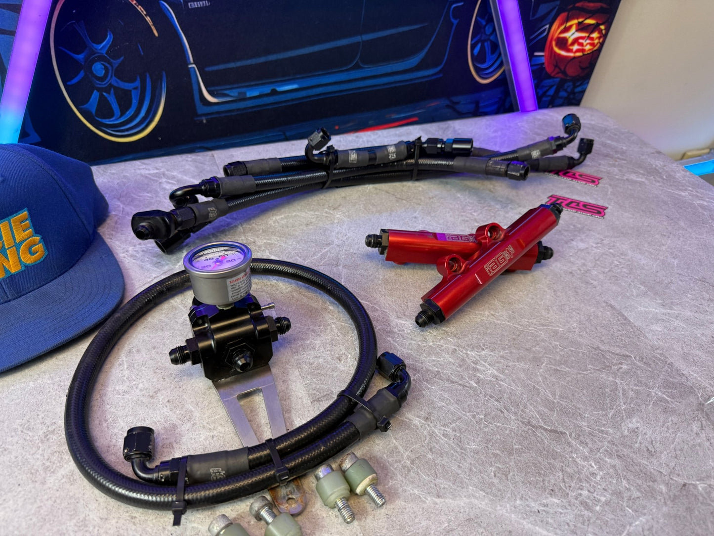 IAG FUEL KIT PTFE LINES ETHANOL STi & SUBARU WRX & RAILS & AREOMOTIVE FPR