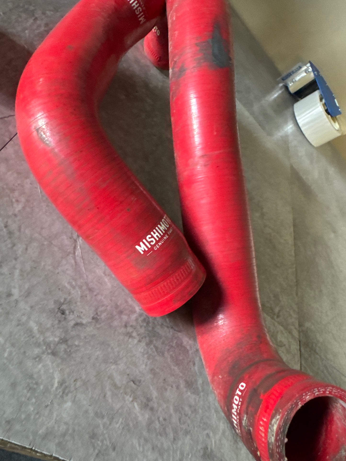 2008-2021 Subaru WRX STi Mishimoto Silicone Upper And Lower Radiator Hoses Red
