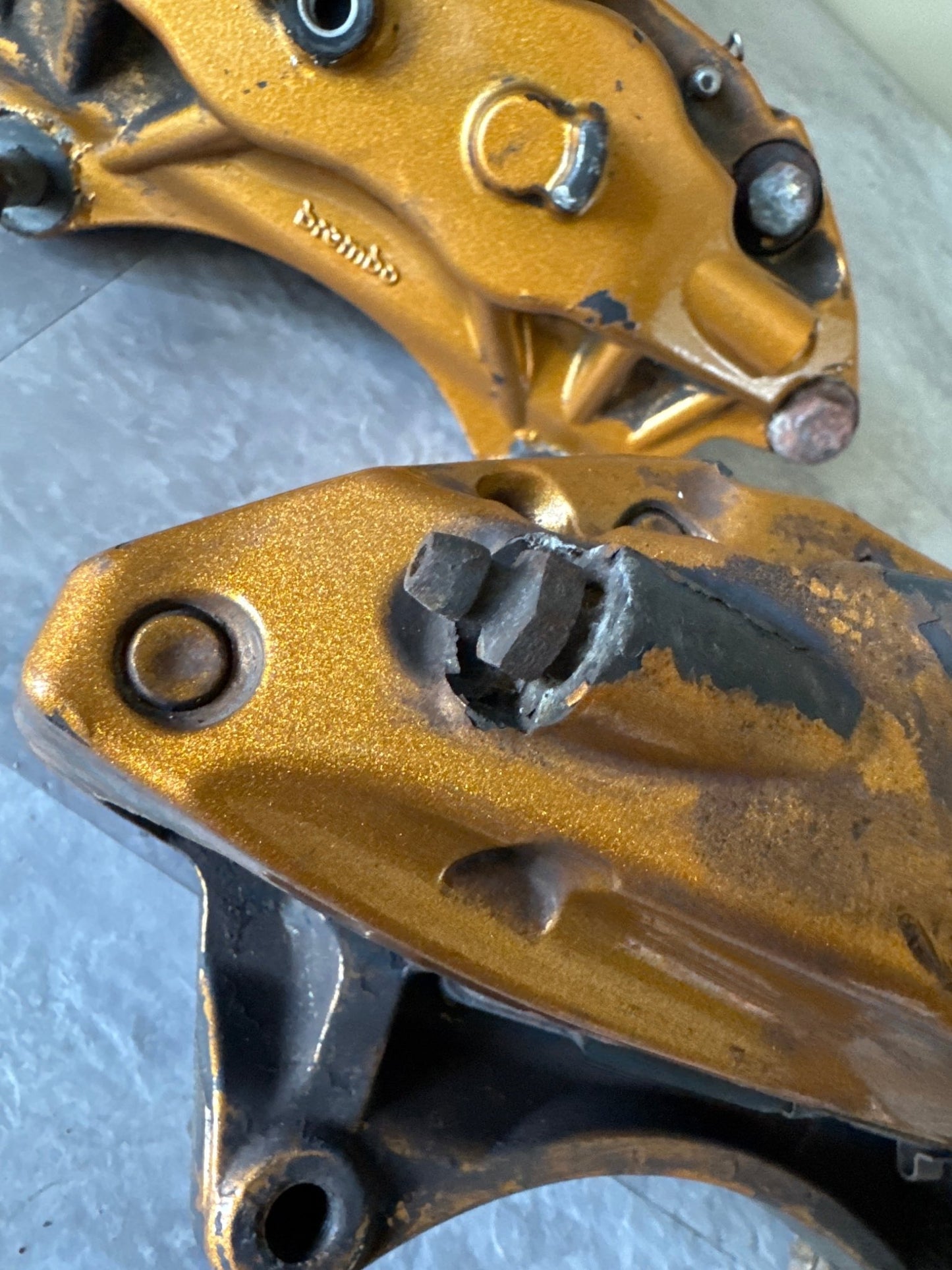 04-07 SUBARU WRX STI OEM FRONT BREMBO BRAKE CALIPER SET RH LH